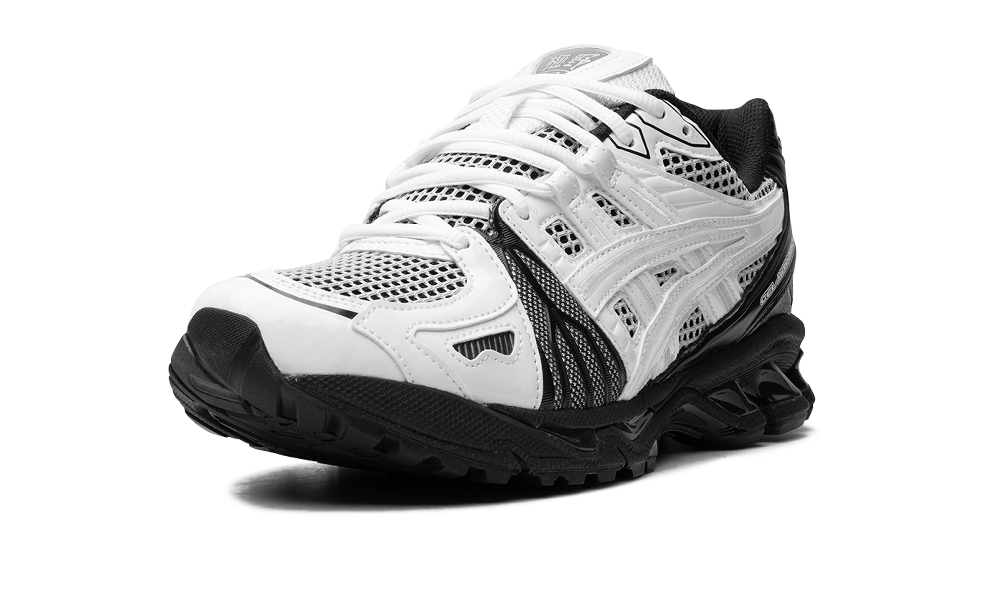 asics gel kayano legacy gmbh white black+1203A350-100+left diagnol single view