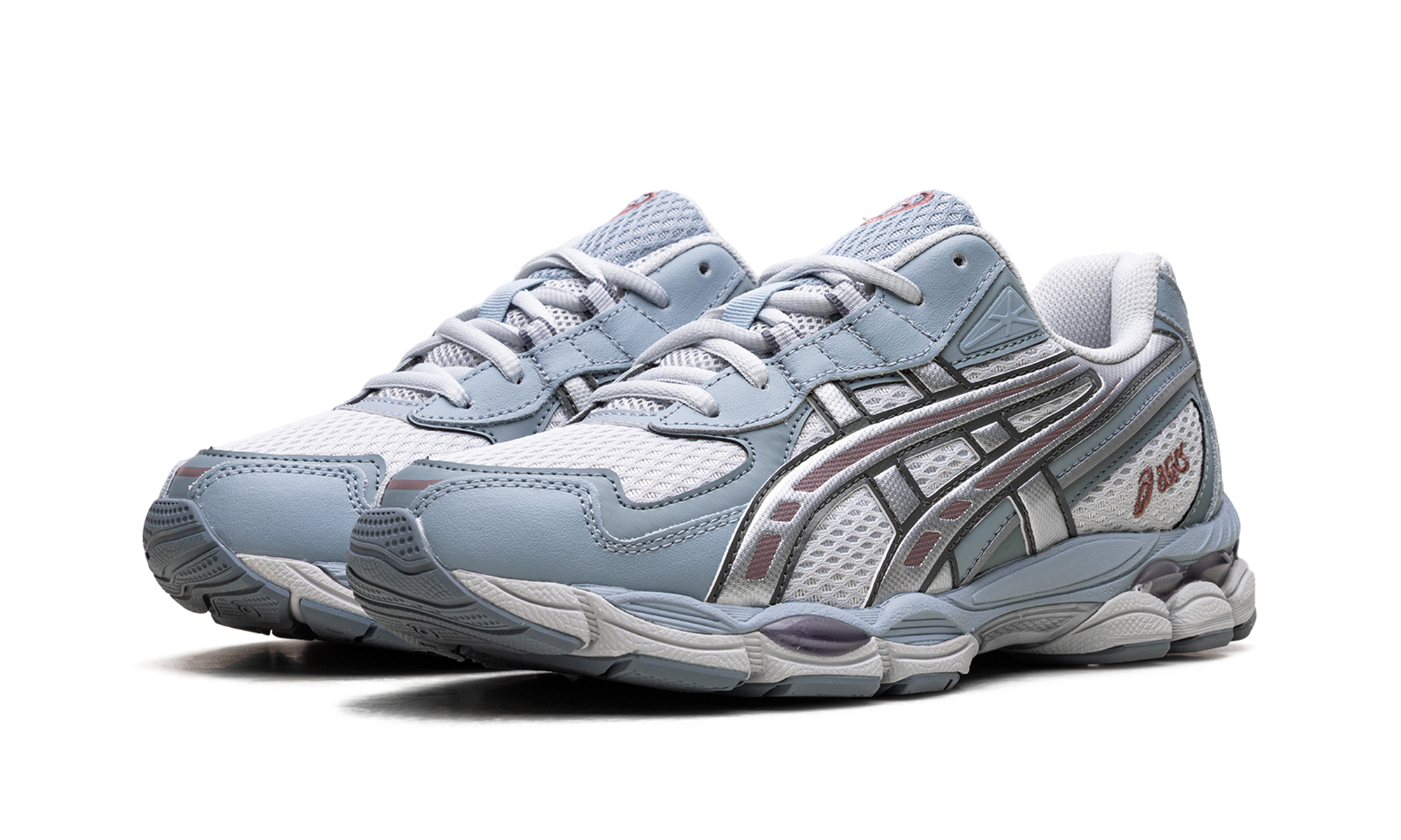 asics gel nyc 2055 glacier dolphin grey+1203A542-020+diagnol left view