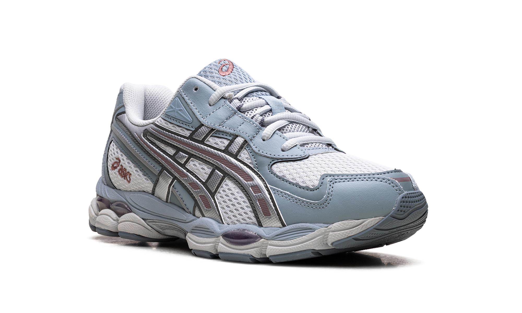 asics gel nyc 2055 glacier dolphin grey+1203A542-020+diagnol right view