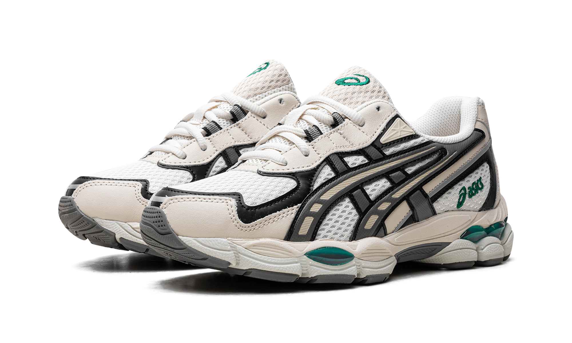 asics gel nyc 2055 pale oak truffle grey+1203A542-200+diagnol left view