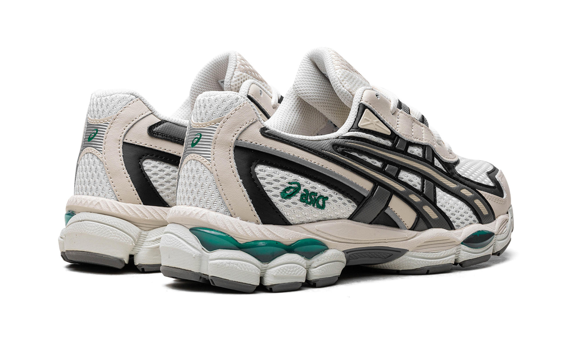 asics gel nyc 2055 pale oak truffle grey+1203A542-200+diagnol right behind view
