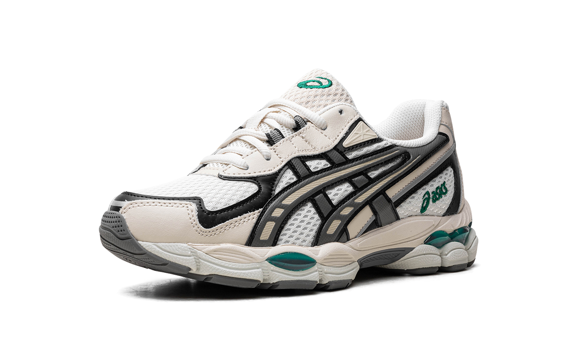 asics gel nyc 2055 pale oak truffle grey+1203A542-200+left diagnol single view