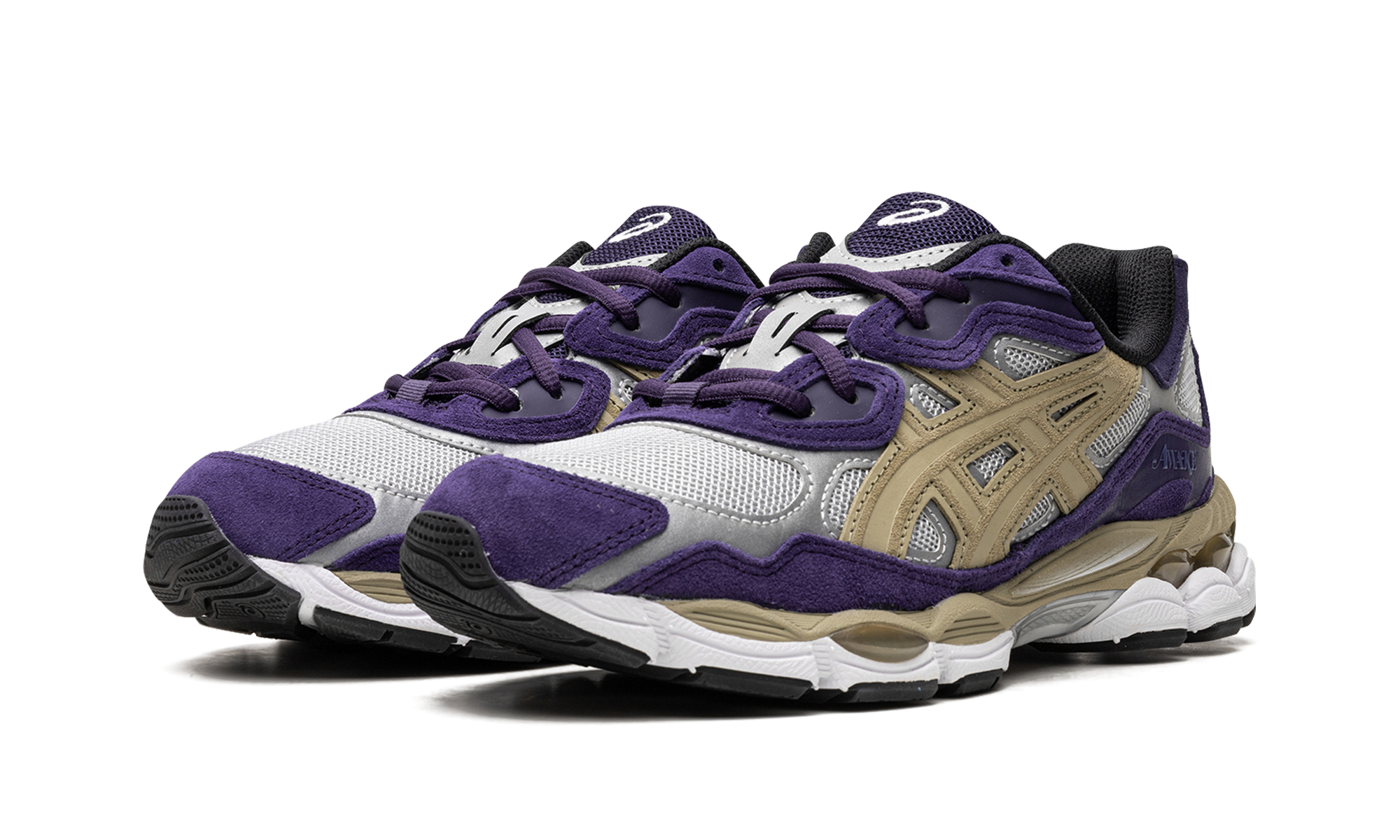 asics gel nyc awake ny purple+1201A850-020+diagnol left view