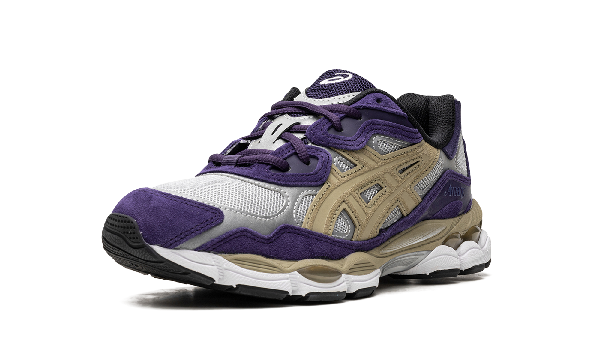 asics gel nyc awake ny purple+1201A850-020+left diagnol single view