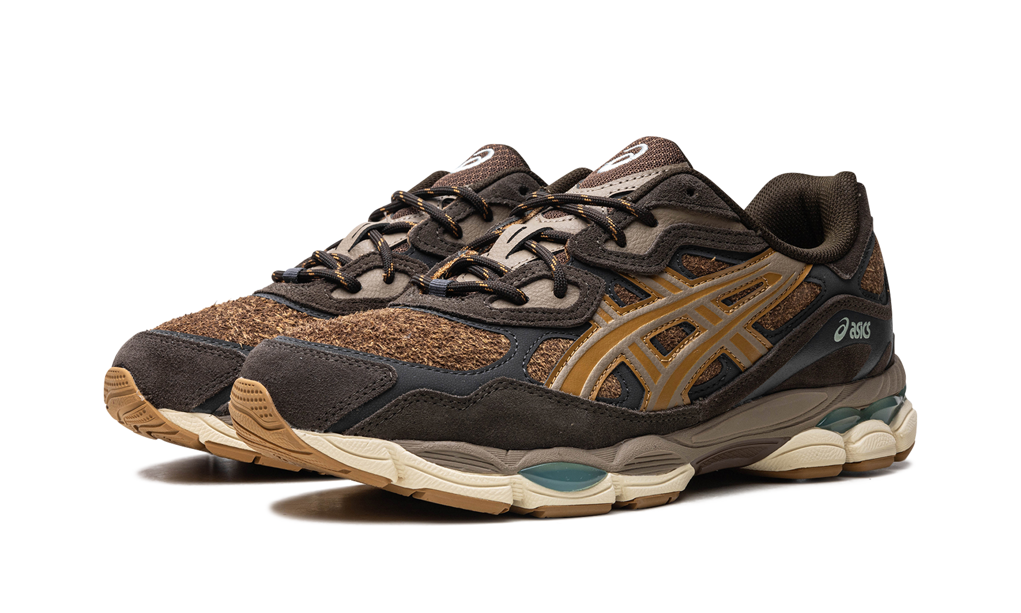 asics gel nyc brown storm tan presidio+1203A477-200+diagnol left view