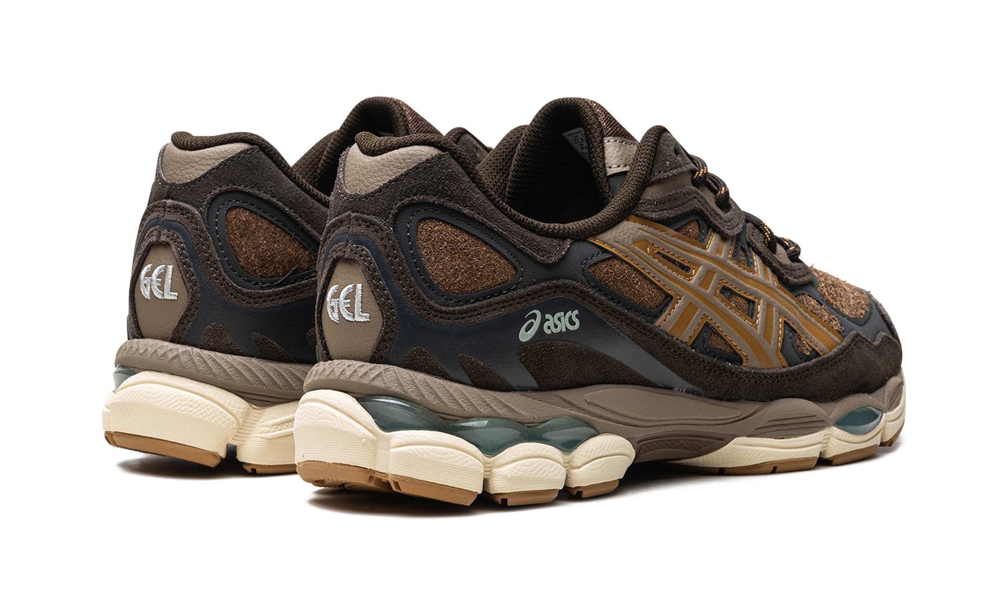 asics gel nyc brown storm tan presidio+1203A477-200+diagnol right behind view