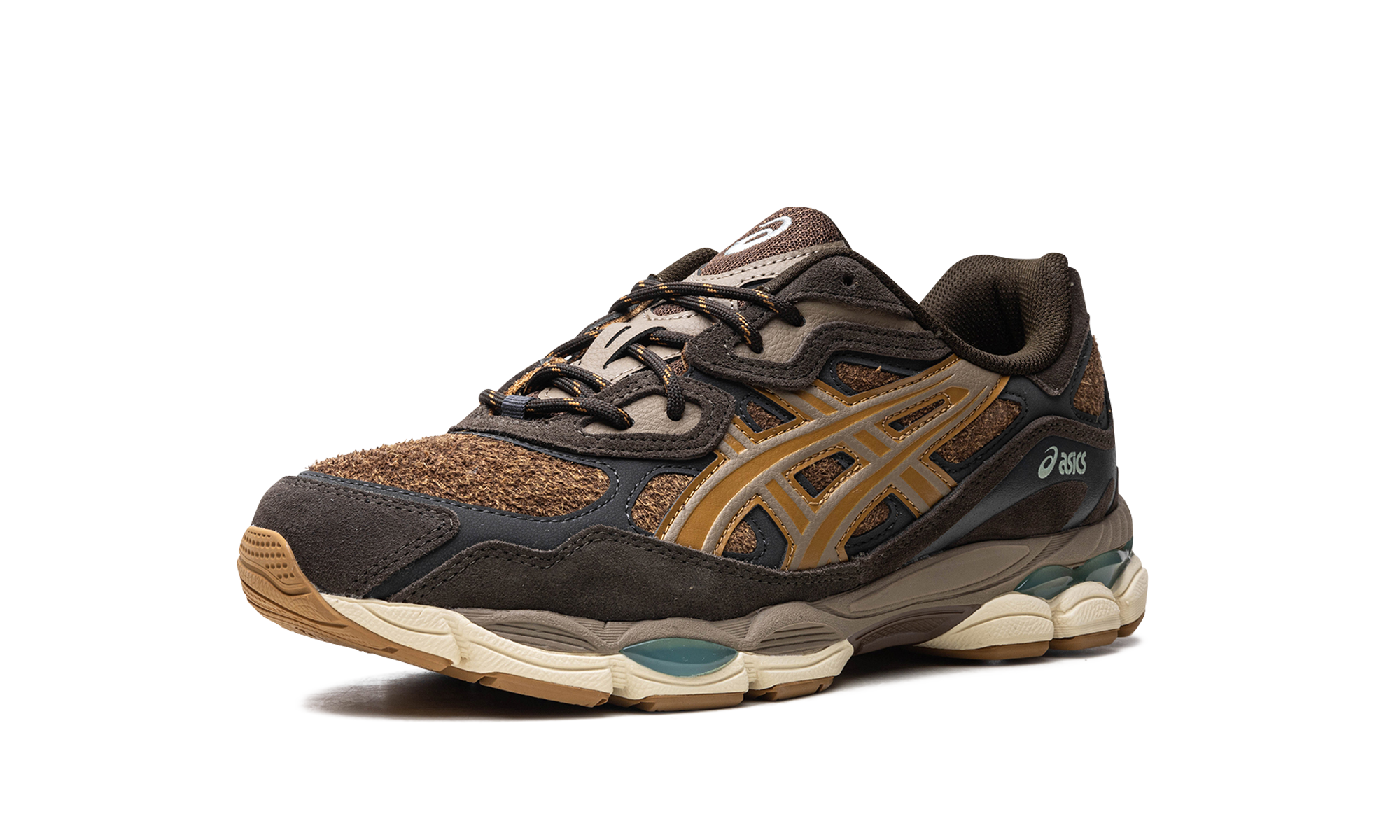 asics gel nyc brown storm tan presidio+1203A477-200+left diagnol single view