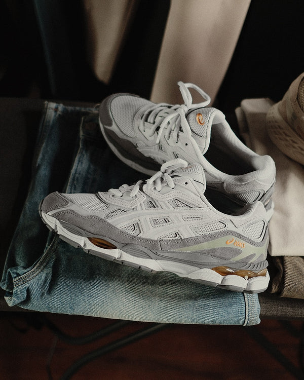 ASICS Gel-NYC Cloud Grey Cement Grey, Lifestyle View 1, SKU 1203A383-026