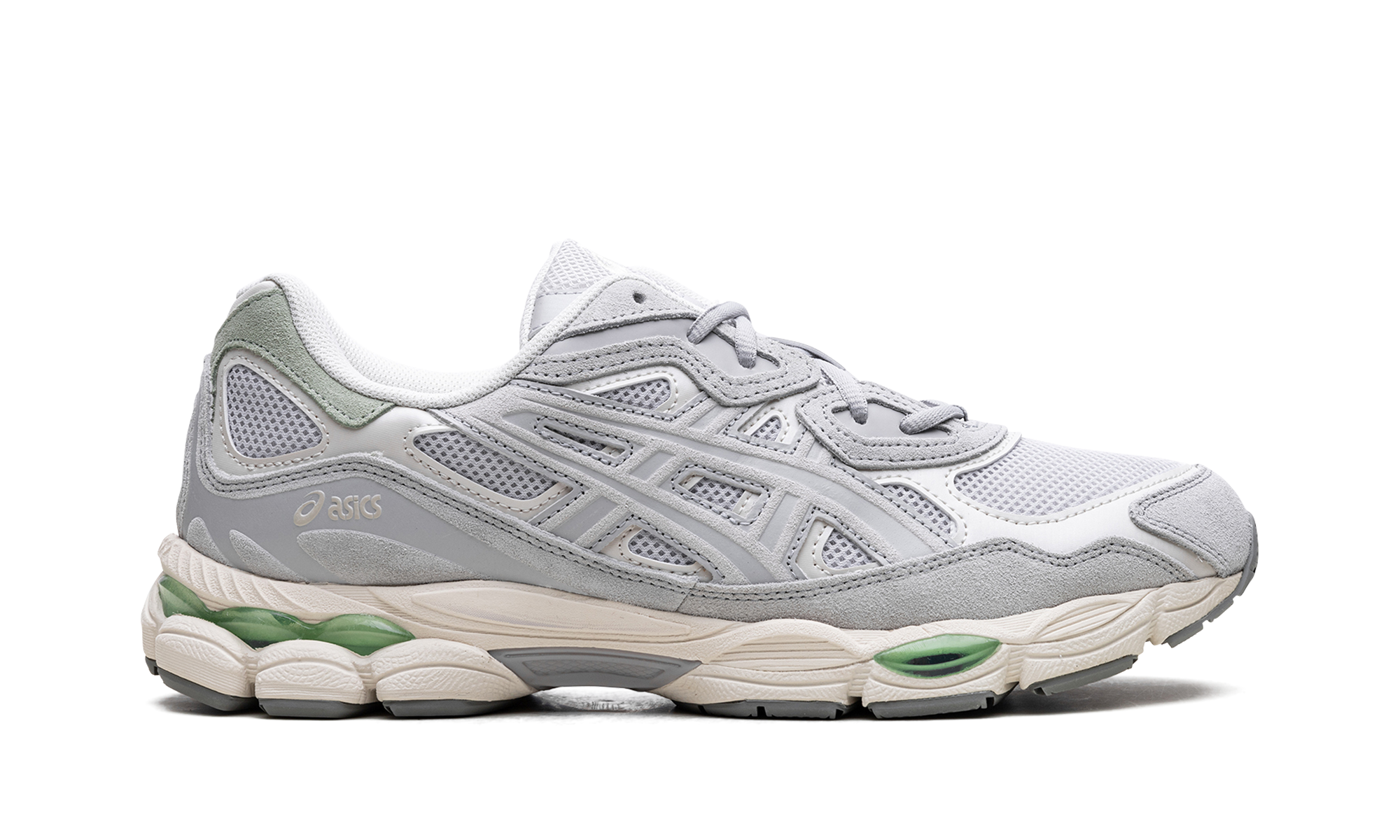 asics gel nyc cloud grey green+1203A383-022+right view