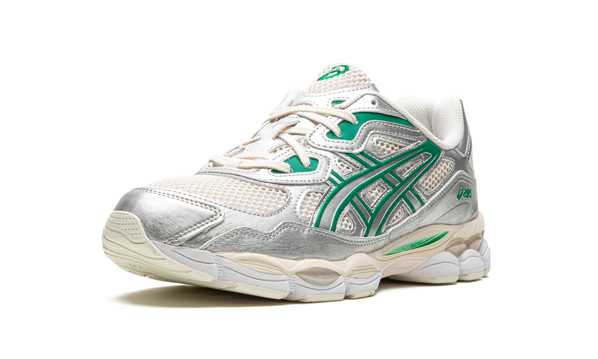 asics gel nyc cream kale+1201A971-200+left diagnol single view