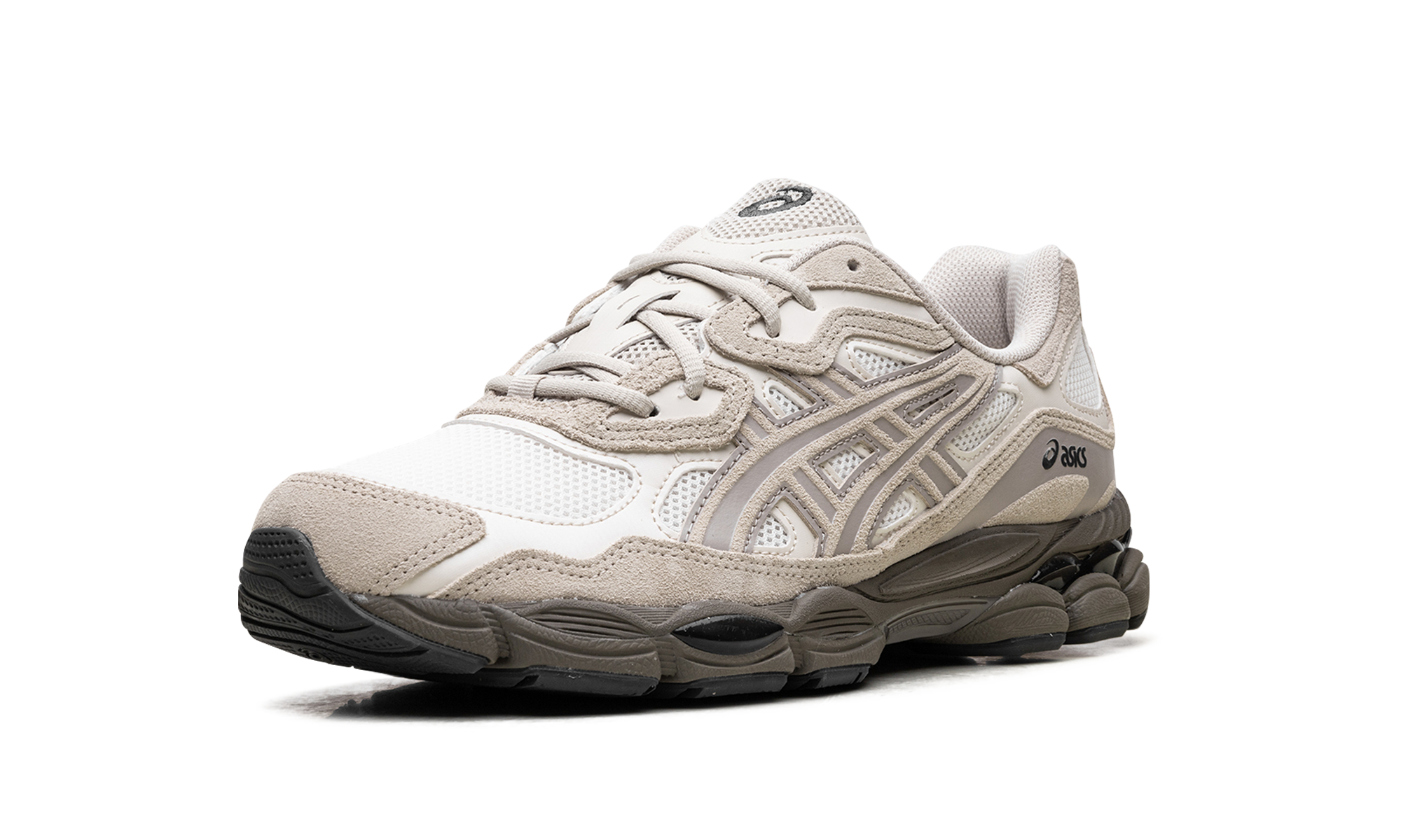 asics gel nyc cream putty+1203A383-105+left diagnol single view