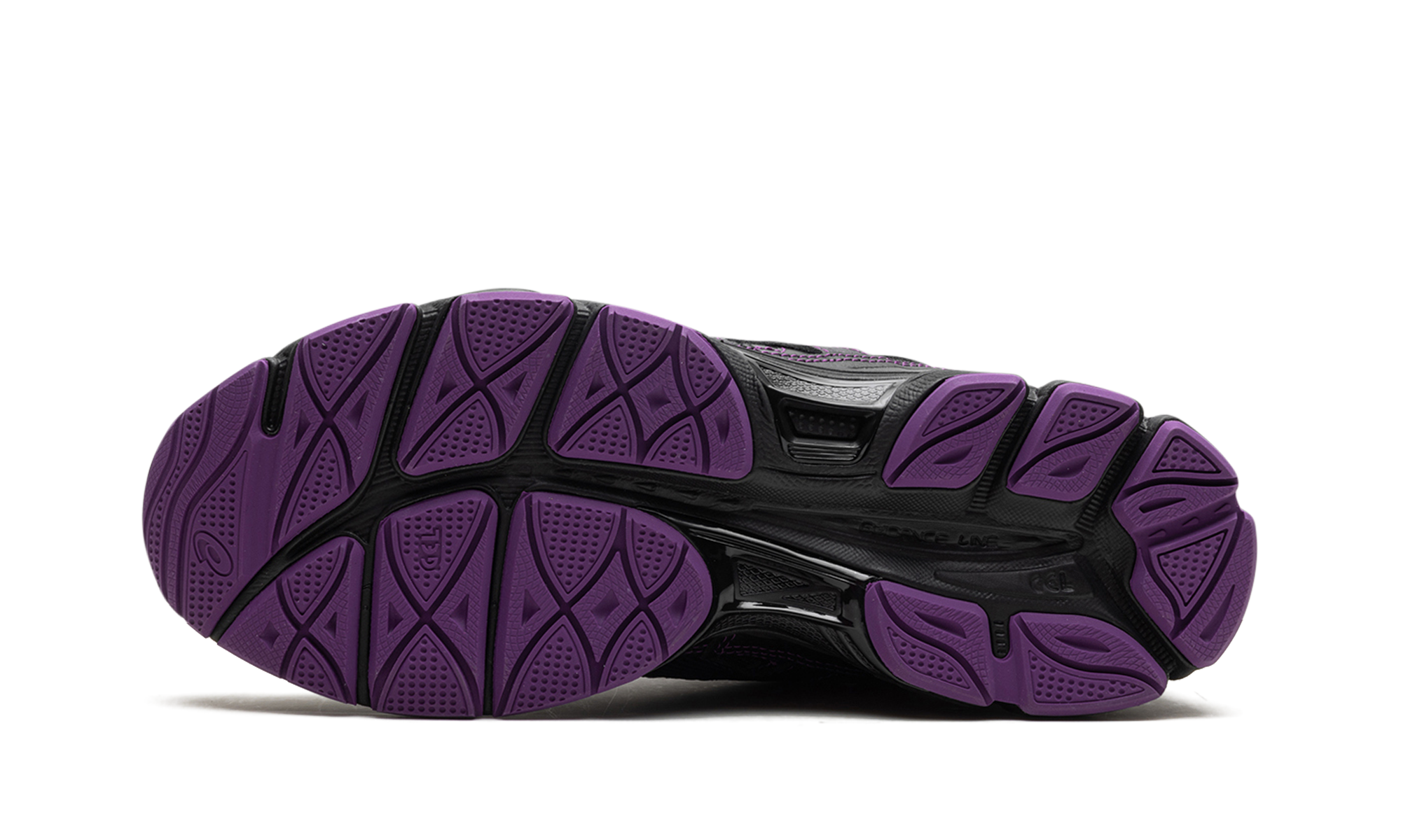 asics gel nyc needles black purple+1201B008-001+bottom view