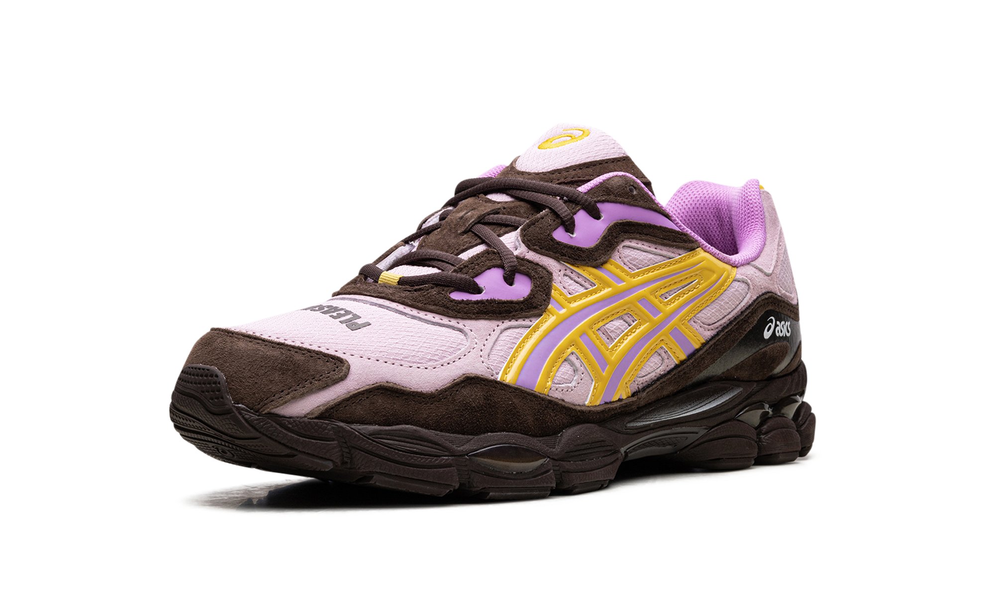 asics gel nyc pleasures+1203A622-700+left diagnol single view