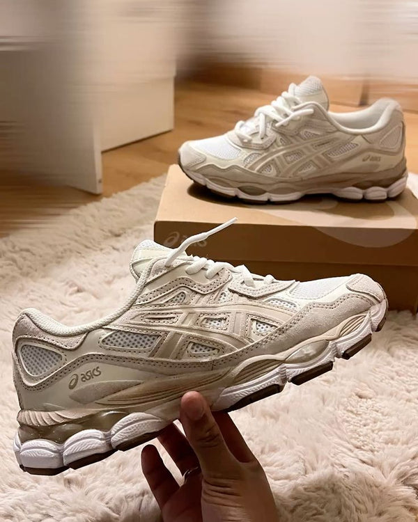 ASICS Gel-NYC White Feather Grey, Lifestyle View 1, SKU 1203A663-102