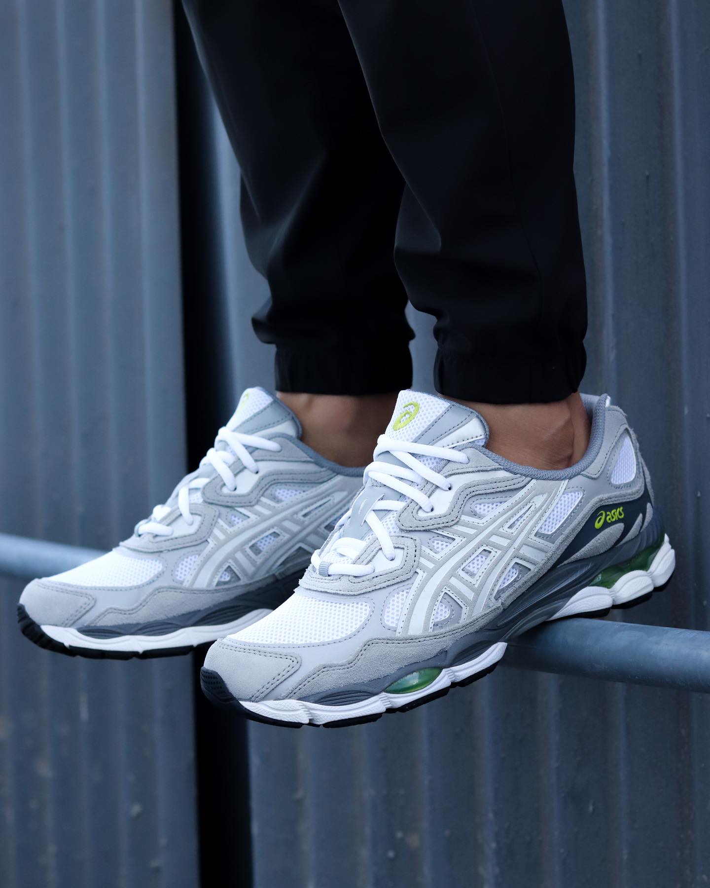 ASICS Gel-NYC White Glacier Grey, Lifestyle View 3, SKU 1203A383-109