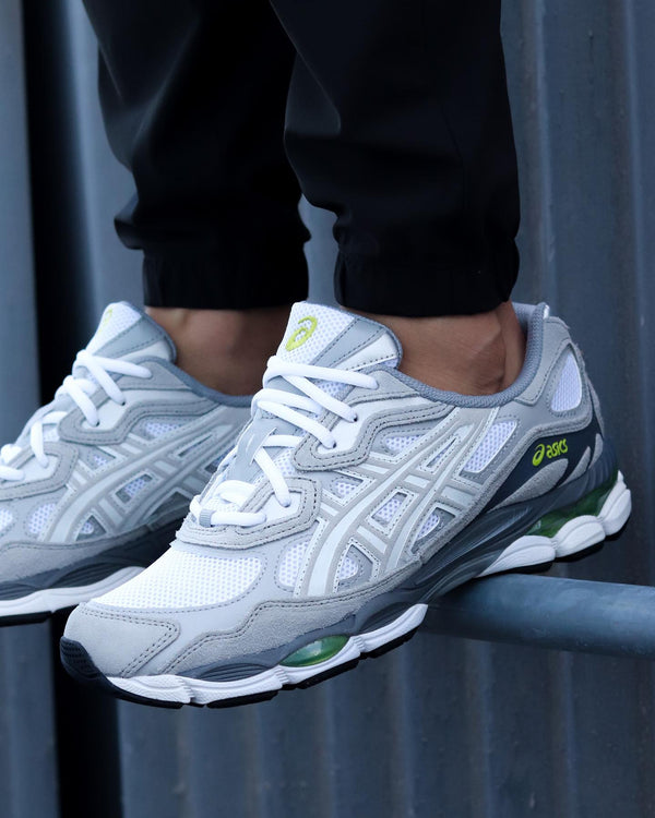 ASICS Gel-NYC White Glacier Grey, Lifestyle View 1, SKU 1203A383-109
