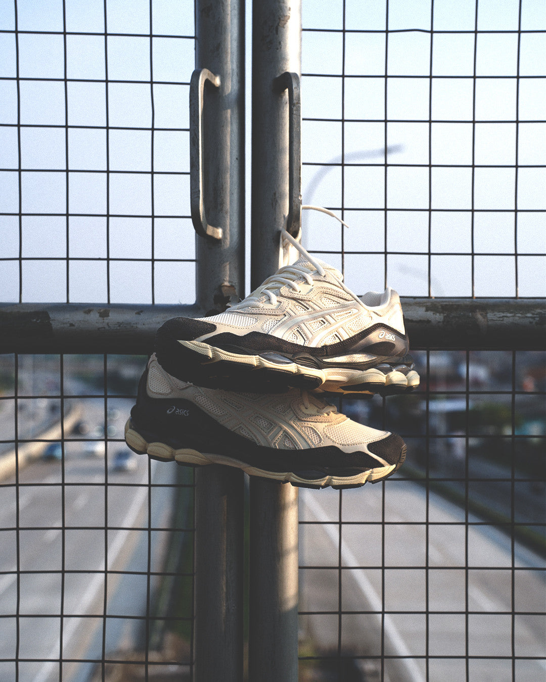 ASICS Gel-NYC White Smoke Grey, Lifestyle View 2, SKU 1203A383-111