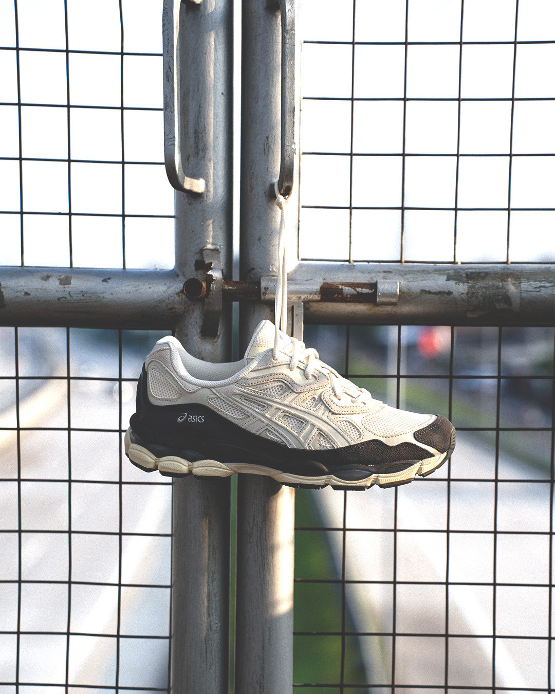 ASICS Gel-NYC White Smoke Grey, Lifestyle View 6, SKU 1203A383-111