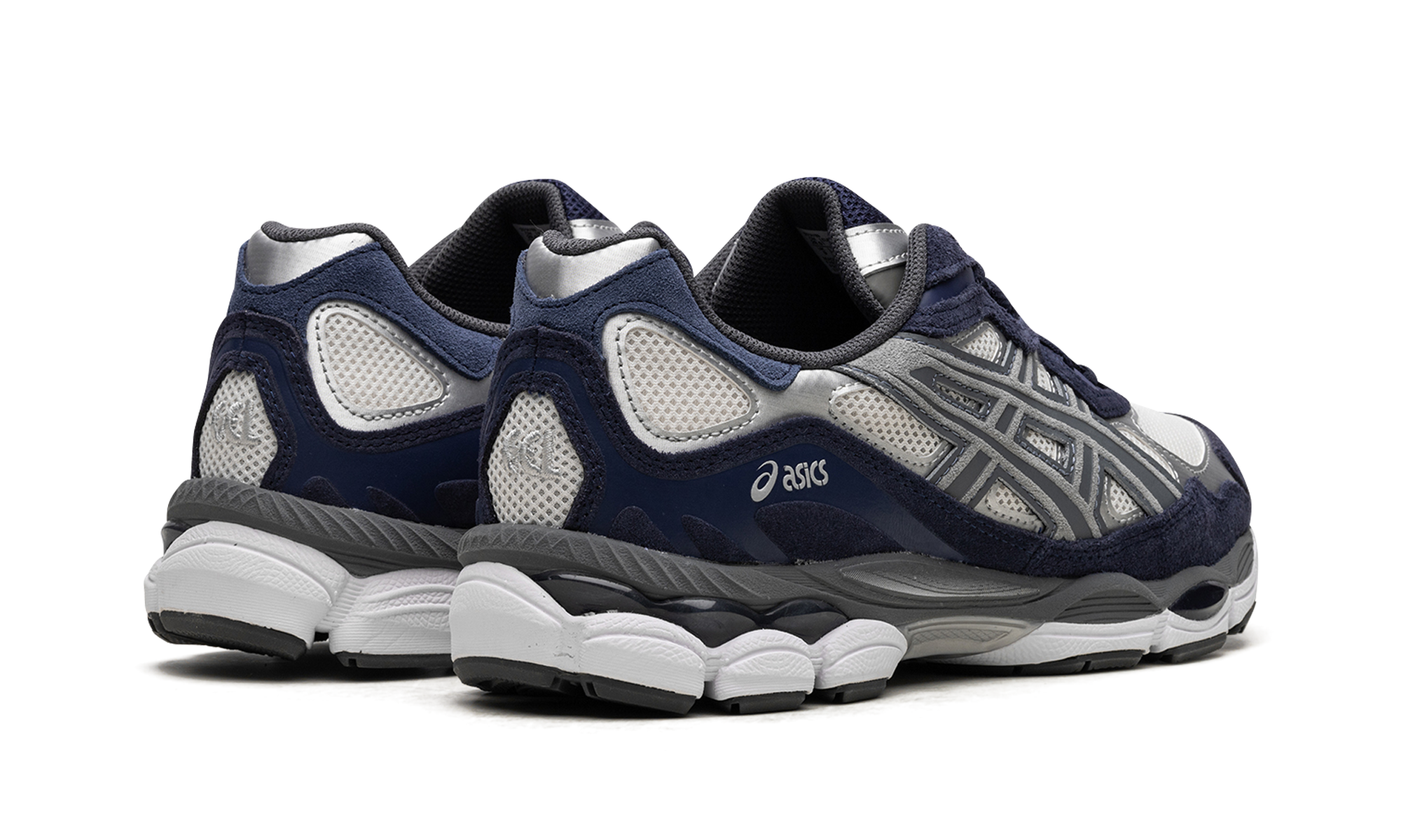 asics gel nyc yankees+1201A789-100+diagnol right behind view