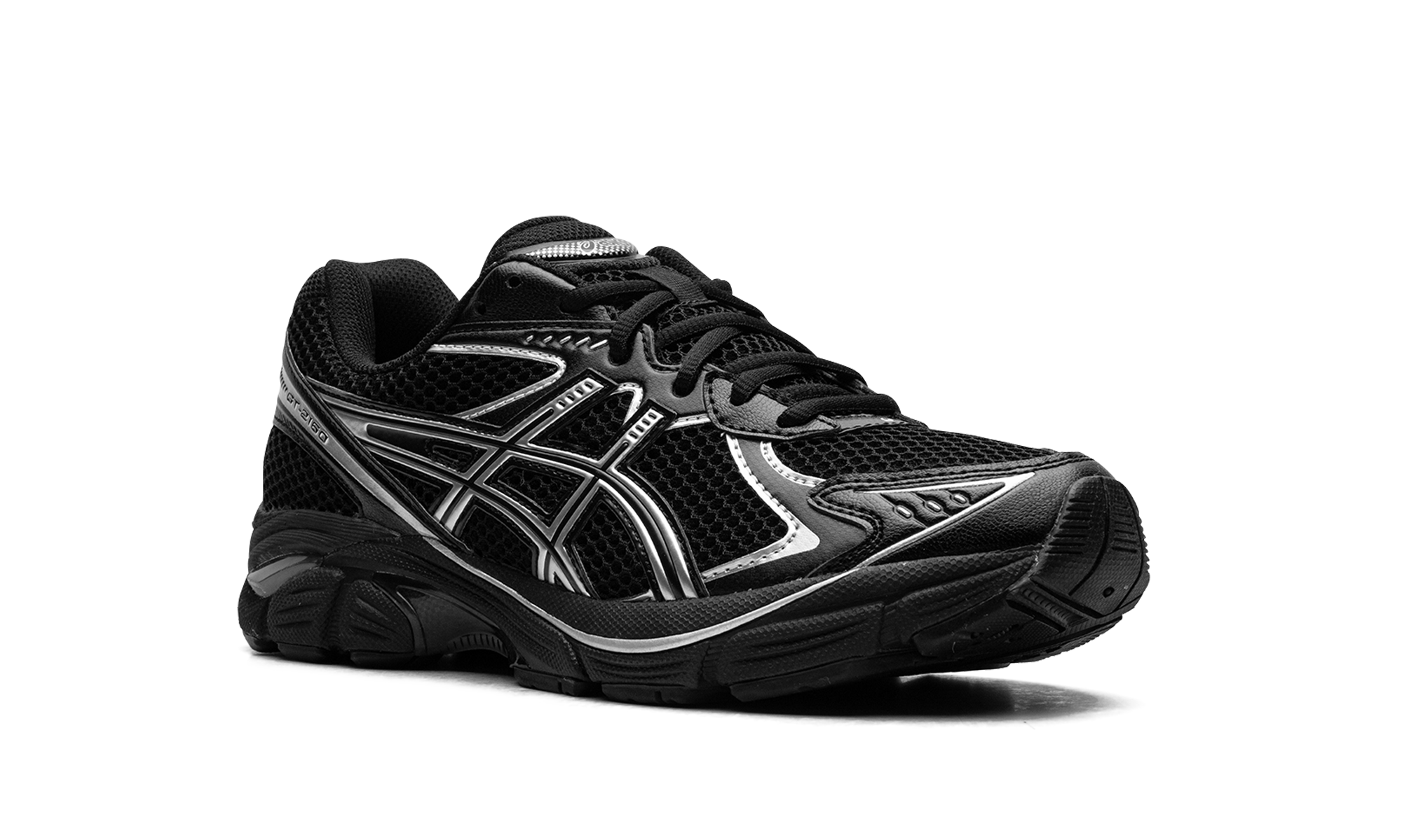 asics gt 2160 black pure silver+1203A275-001+diagnol right view