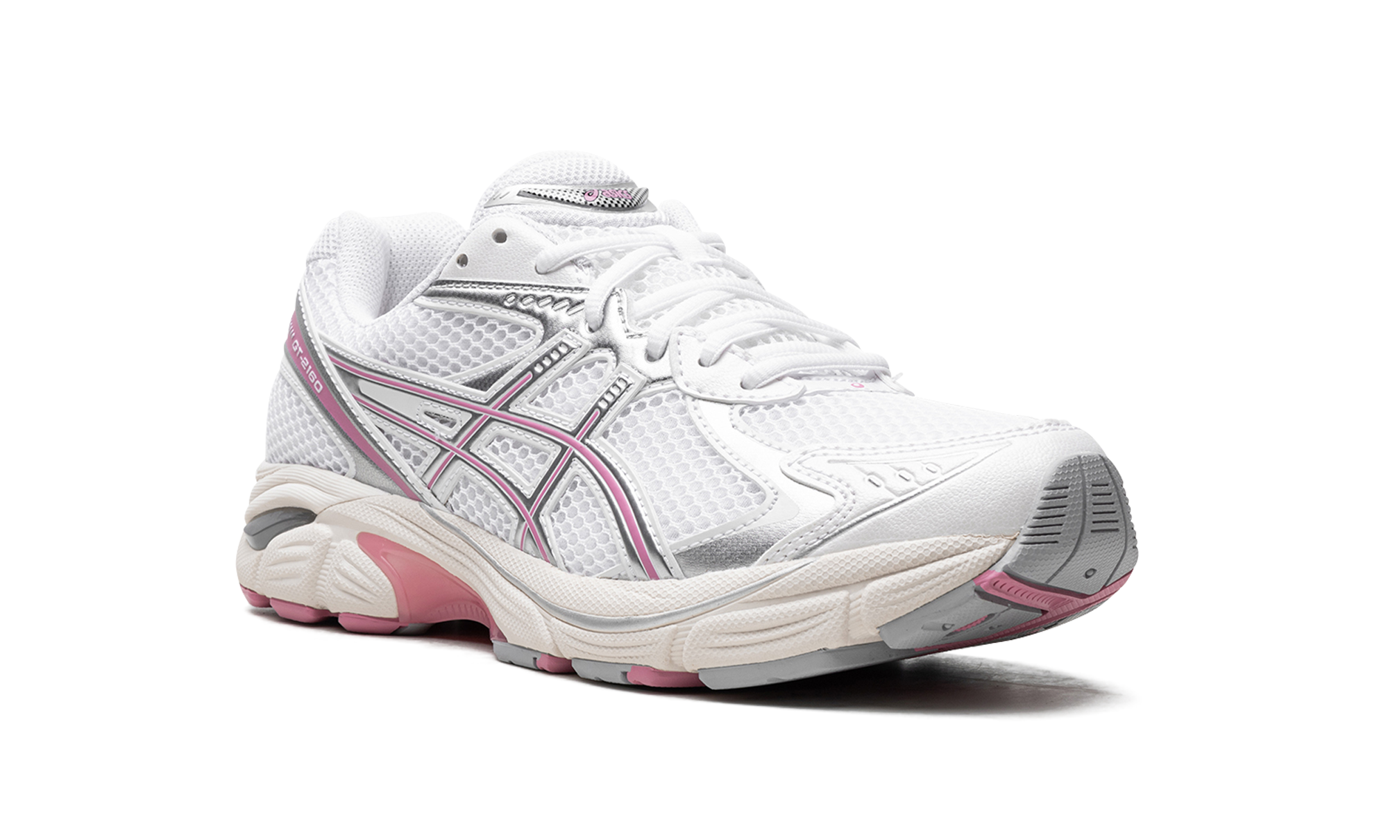 asics gt 2160 white sweet pink+1203A275-107+diagnol right view
