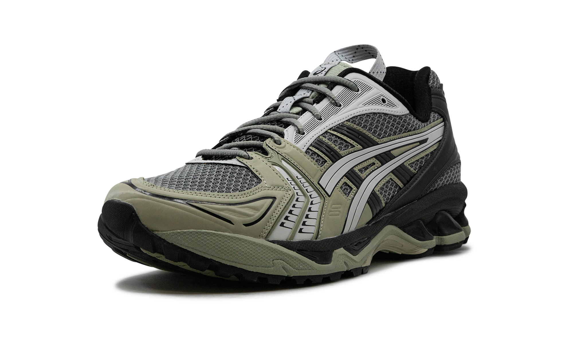 asics ub1 s gel kayano 14 piedmont grey sage+1201A189-020+left diagnol single view