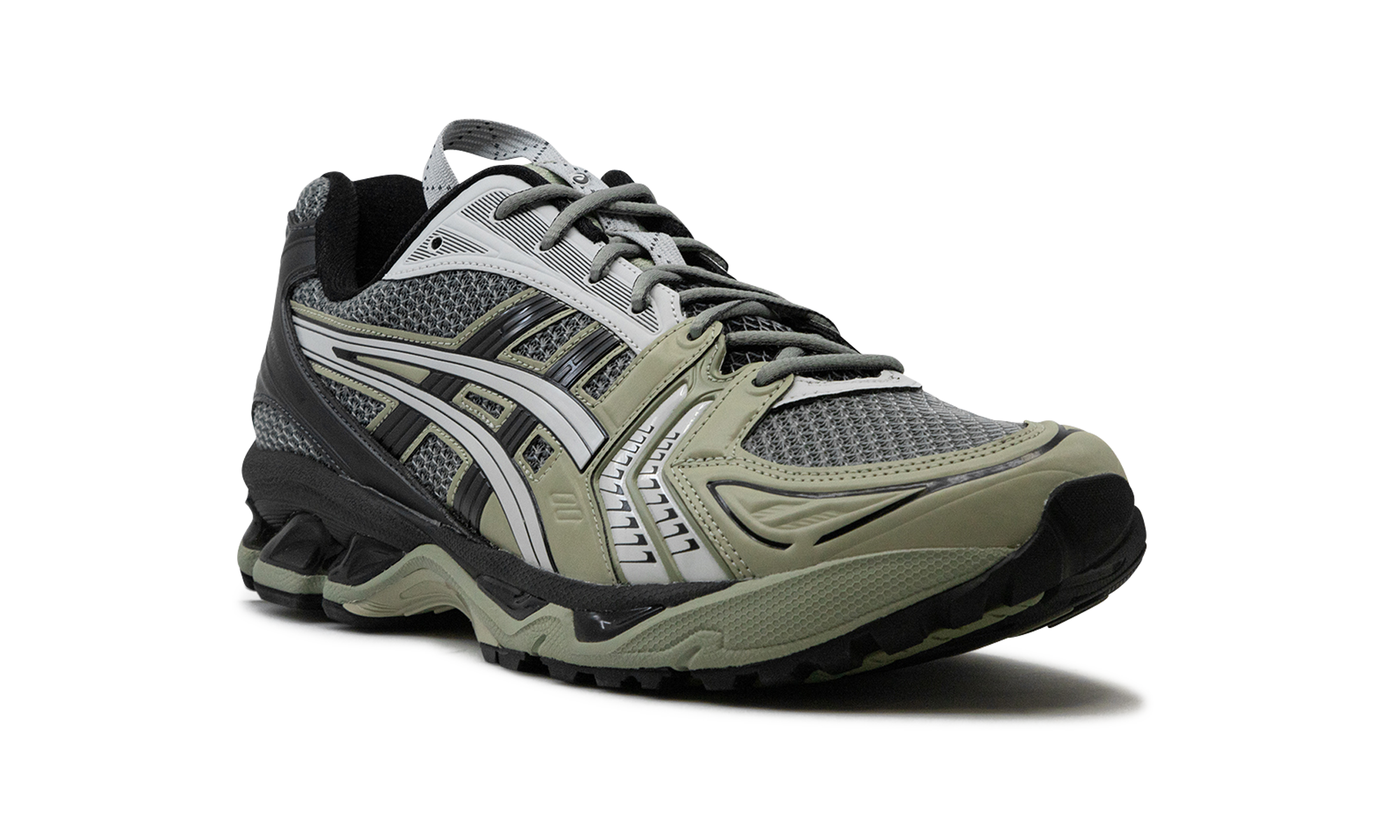 asics ub1 s gel kayano 14 piedmont grey sage+1201A189-020+diagnol right view