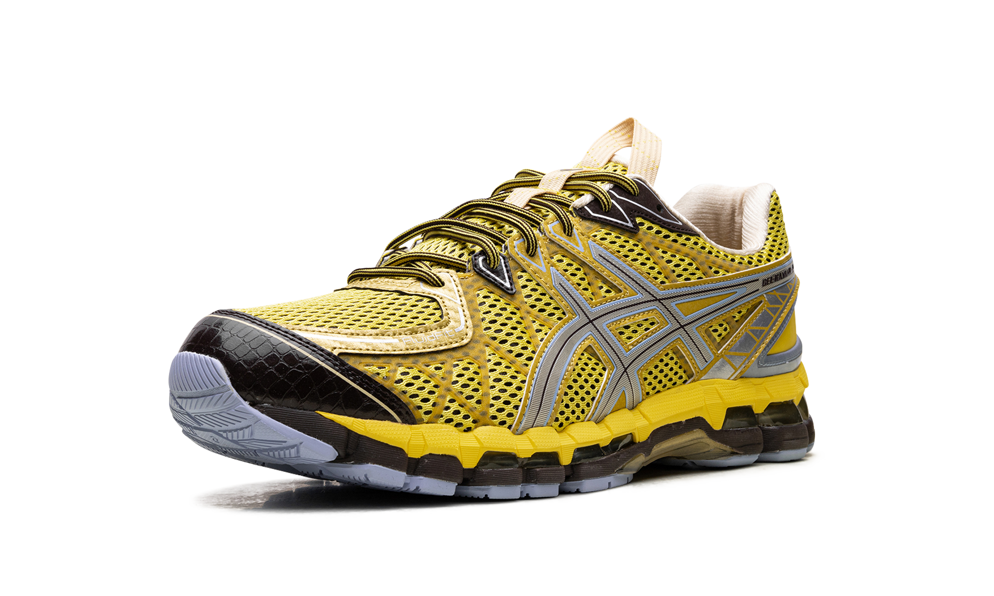 asics ub9 s gel kayano 20 kiko kostadinov vibrant yellow+1203A456-750+left diagnol single view