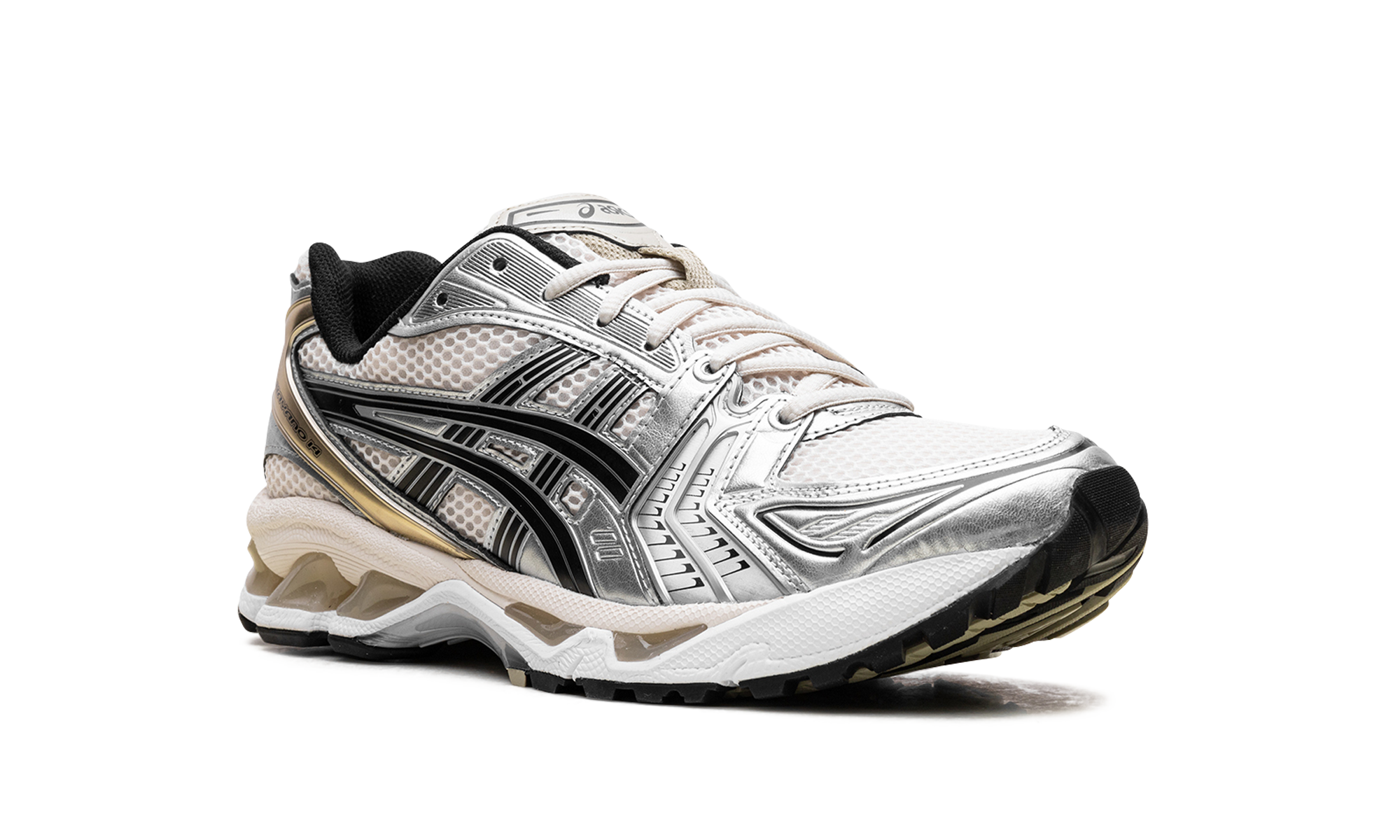asics gel kayano 14 birch pure silver+1203A537-200+diagnol right view