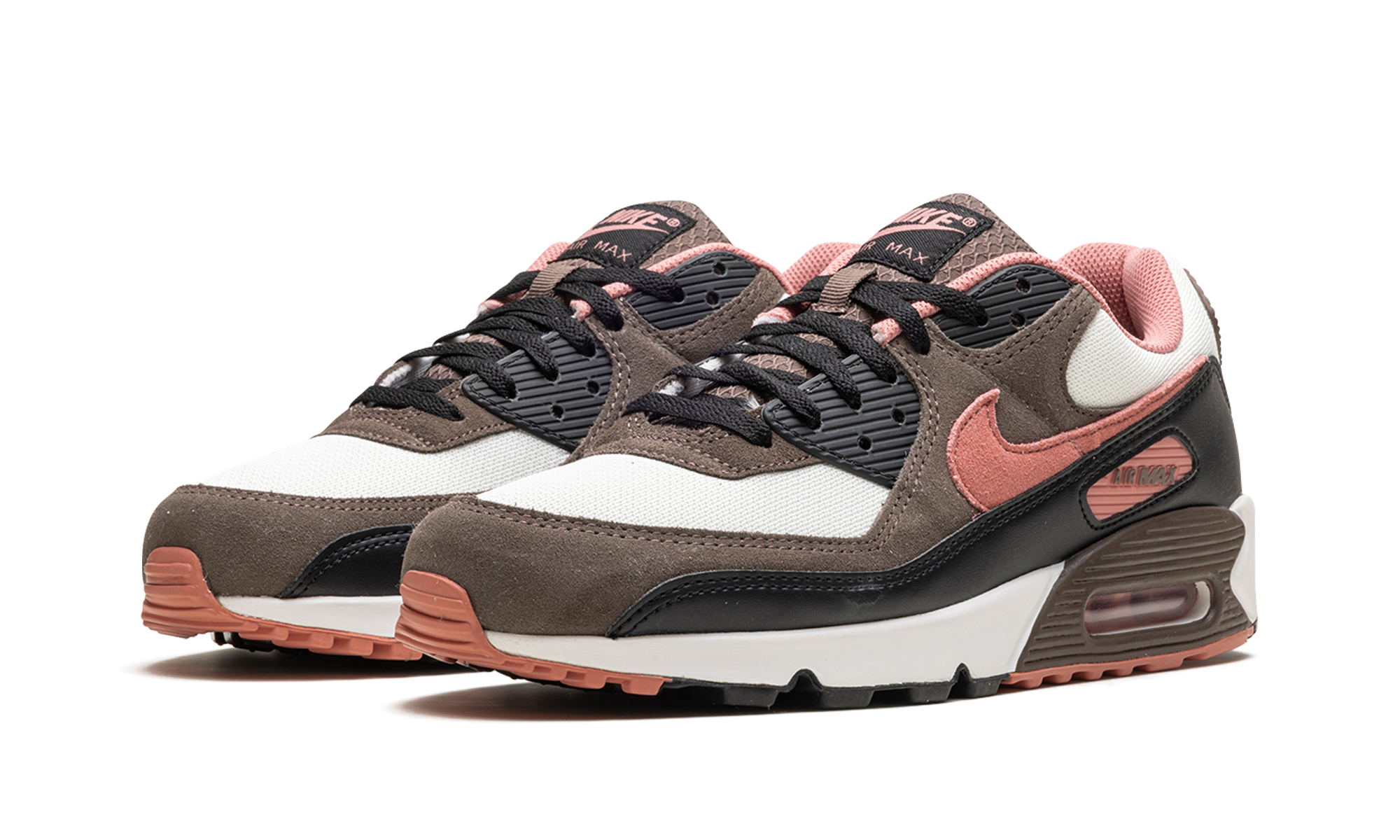 nike air max 90 ironstone red stardust+DM0029-105+diagnol left view