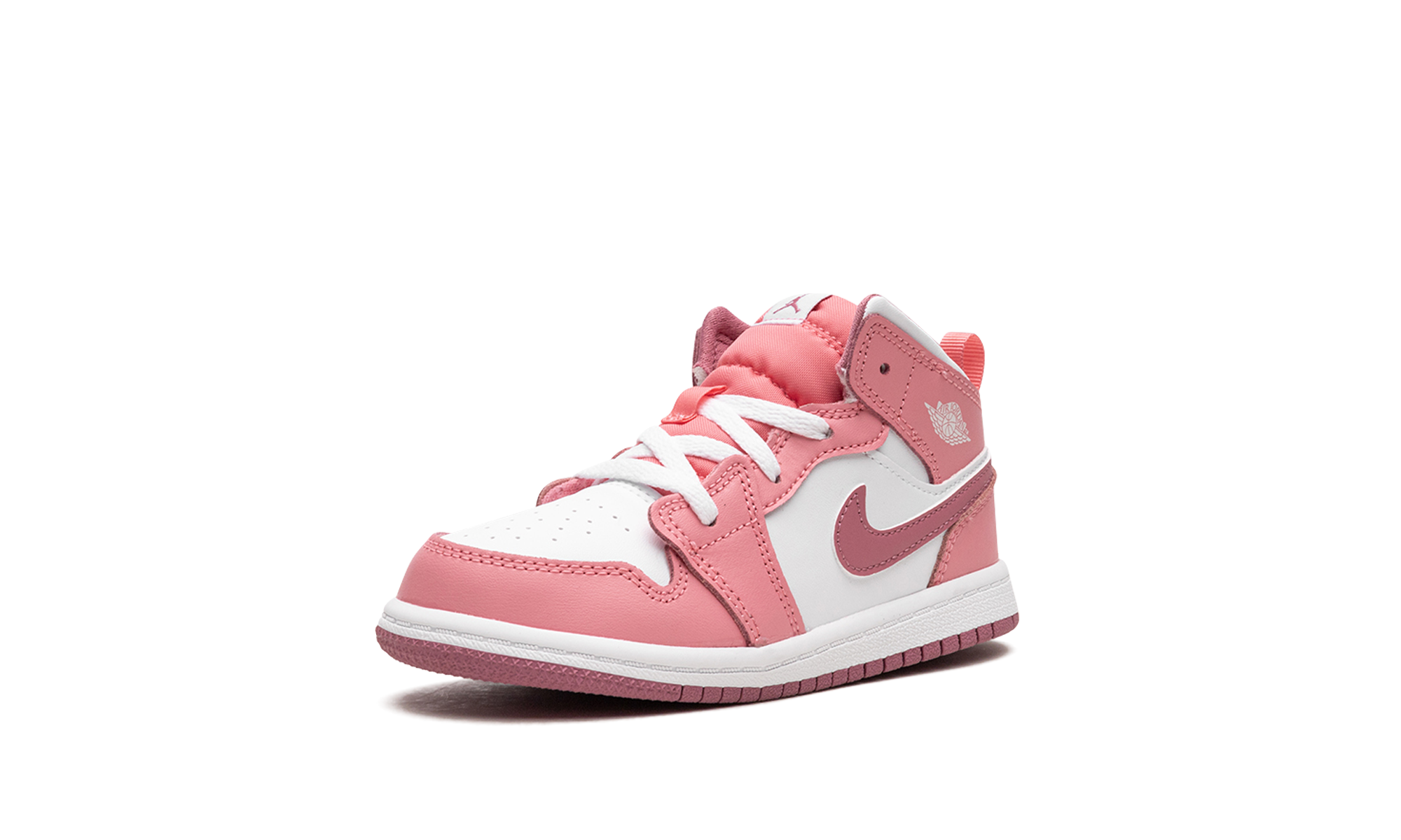 jordan 1 mid valentine s day 2023 td+DQ8425-616+left diagnol single view