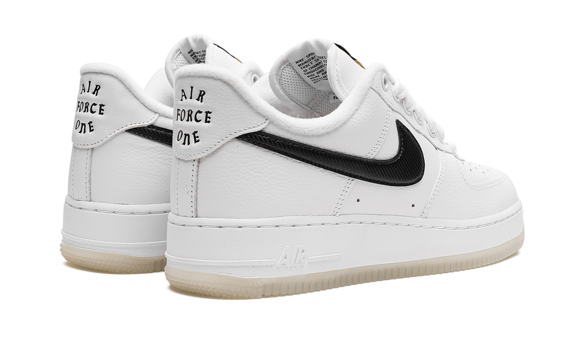 nike air force 1 low 07 40th anniversary edition bronx origins women s+DX2307-100+diagnol right behind view