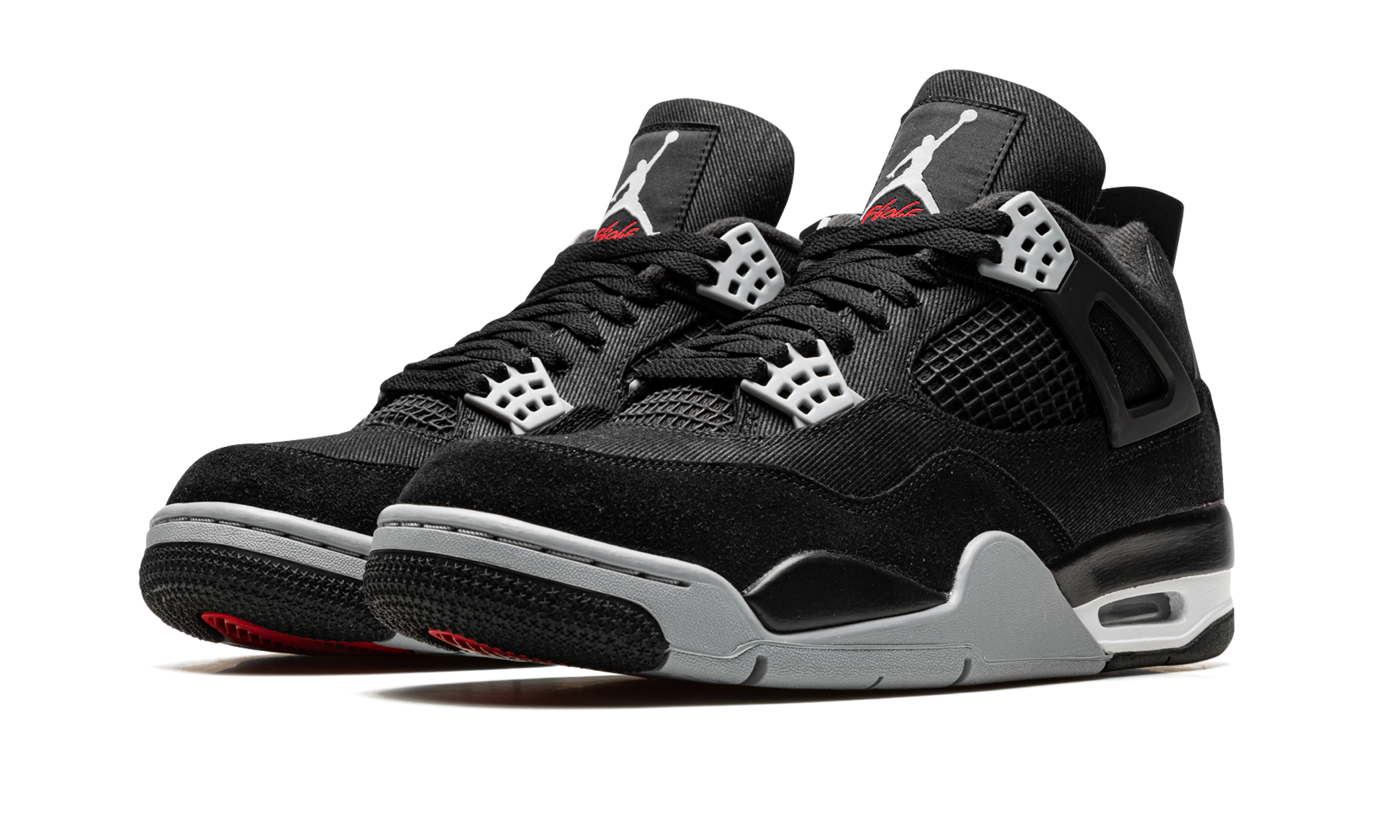 jordan 4 retro se black canvas+DH7138-006+diagnol left view
