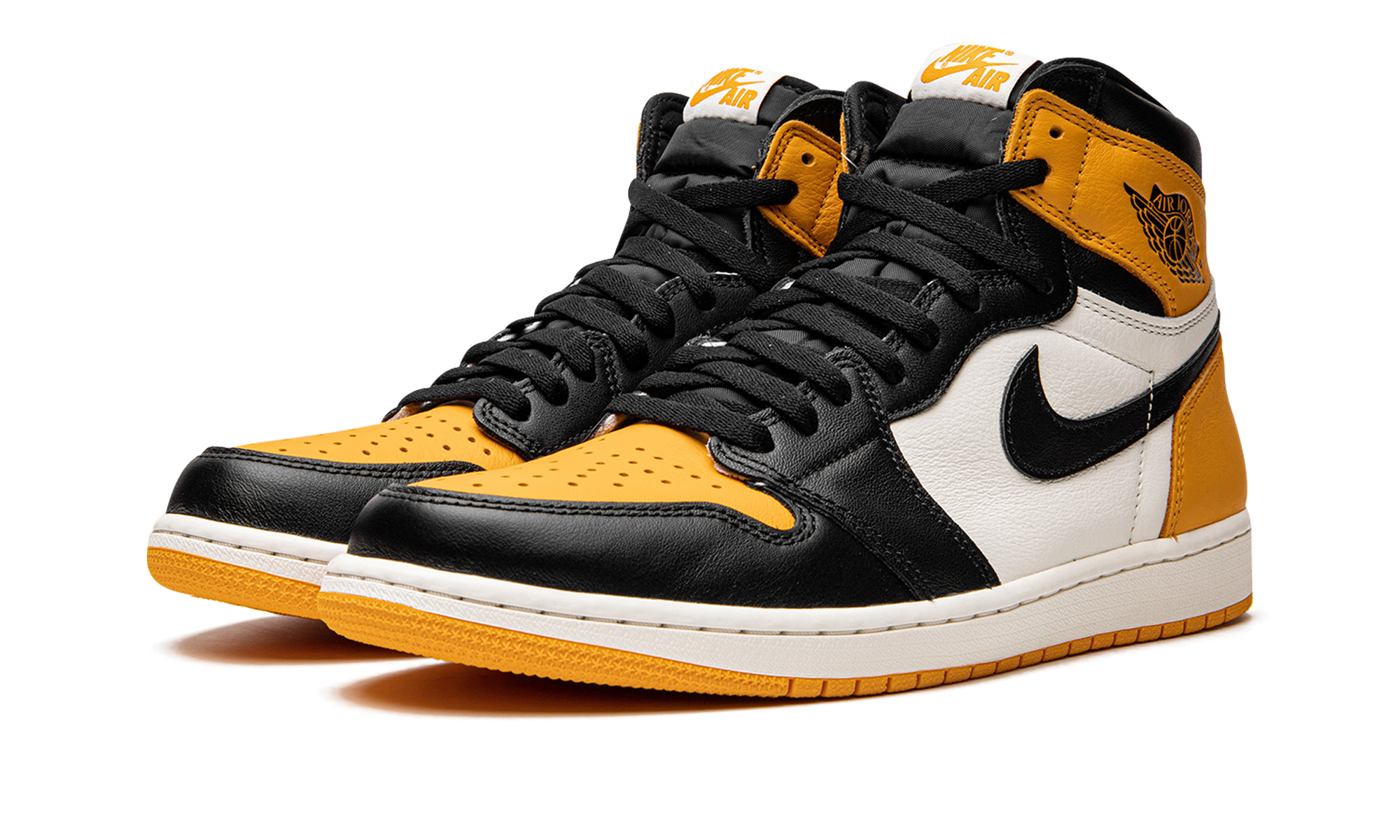 jordan 1 retro high og taxi+555088-711+diagnol left view