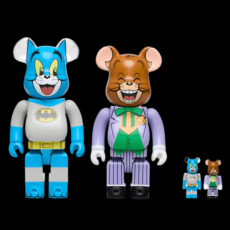 Bearbrick x Tom As Batman &amp; Jerry As The Joker 100% &amp; 400% Set