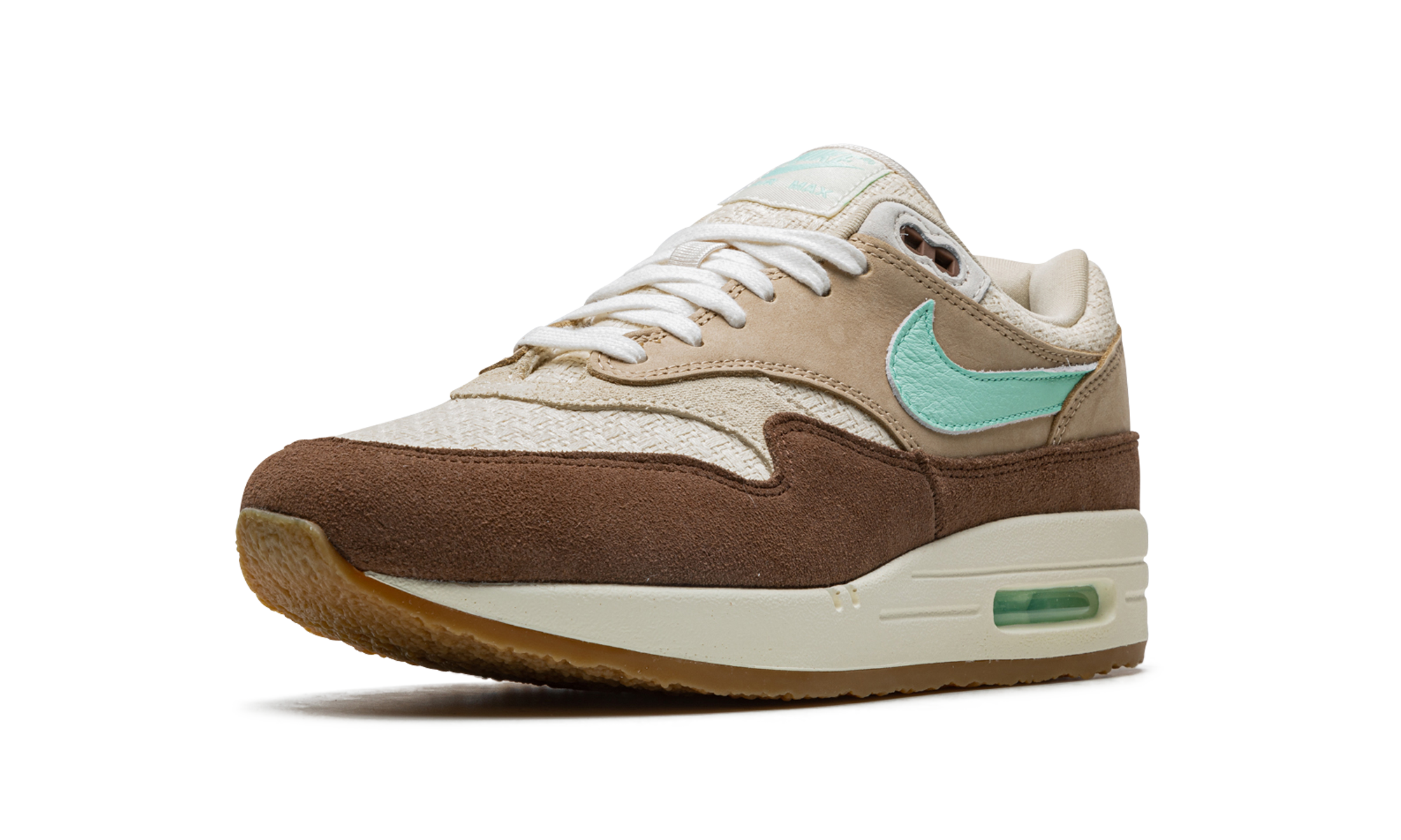 nike air max 1 crepe brown 2022+FD5088-200+left diagnol single view