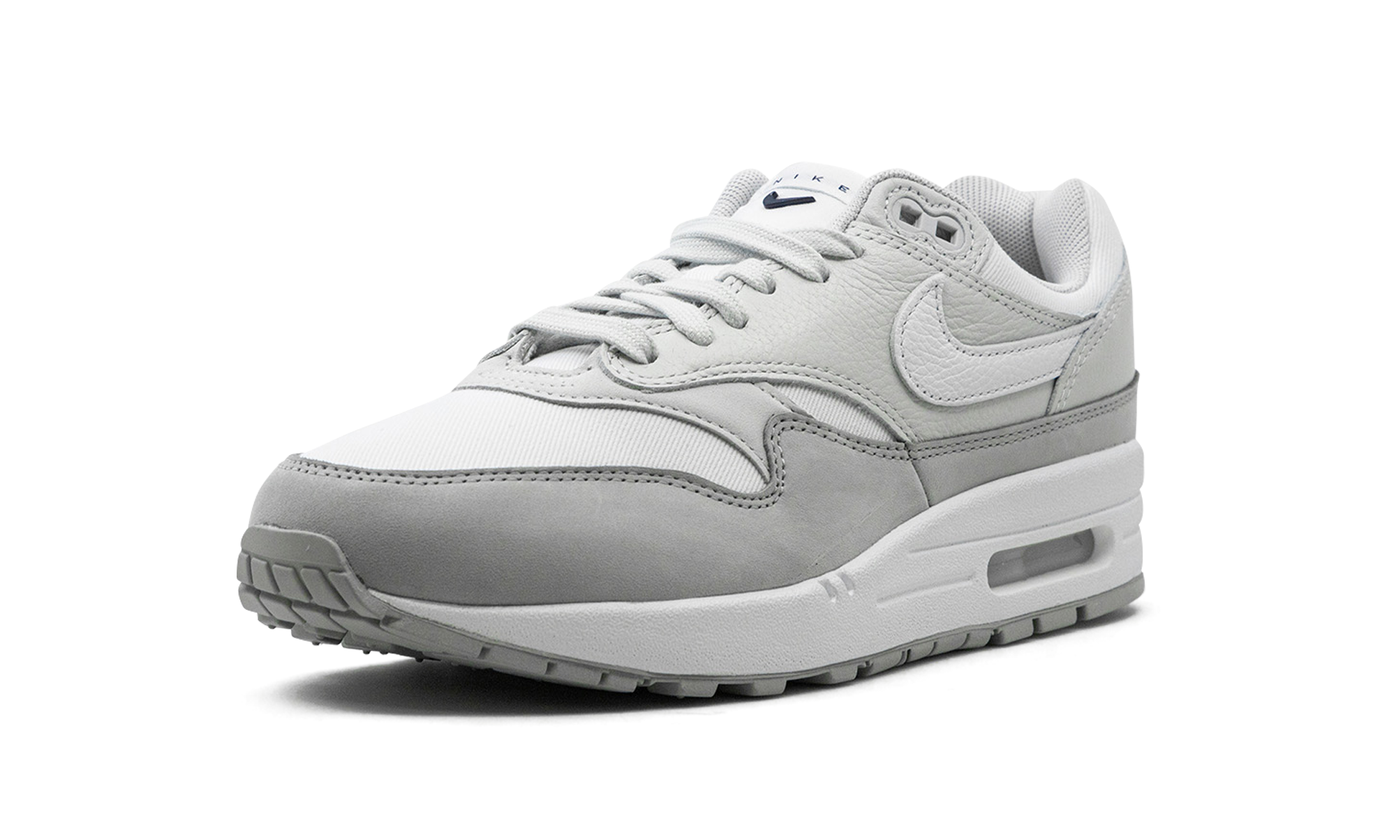 nike air max 1 87 lx light smoke grey women s+FN0564-001+left diagnol single view