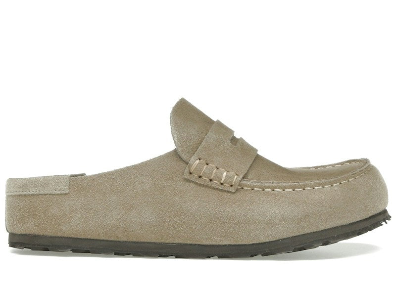 Birkenstock Naples Wrapped Suede Leather Taupe