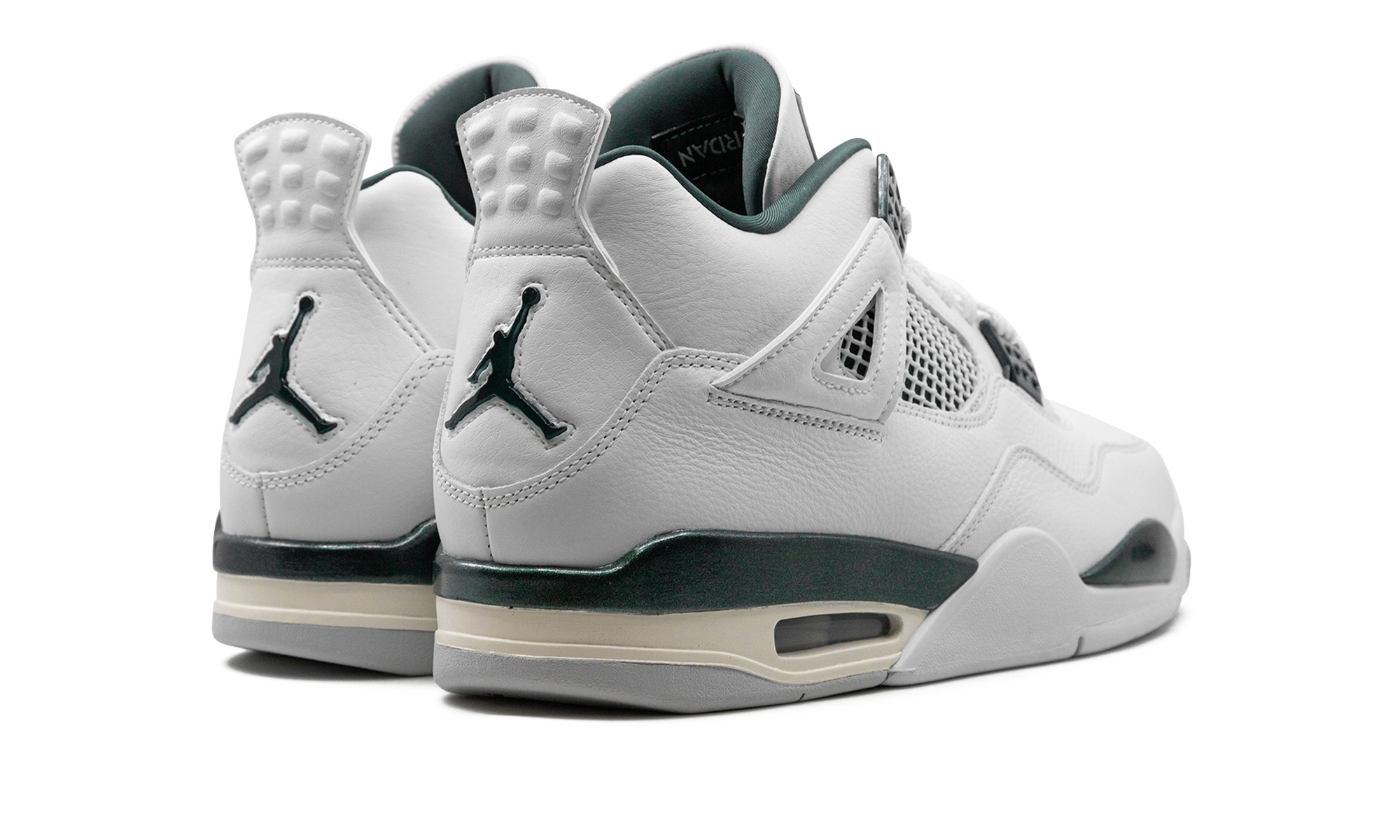 jordan 4 retro oxidized green+FQ8138-103+diagnol right behind view