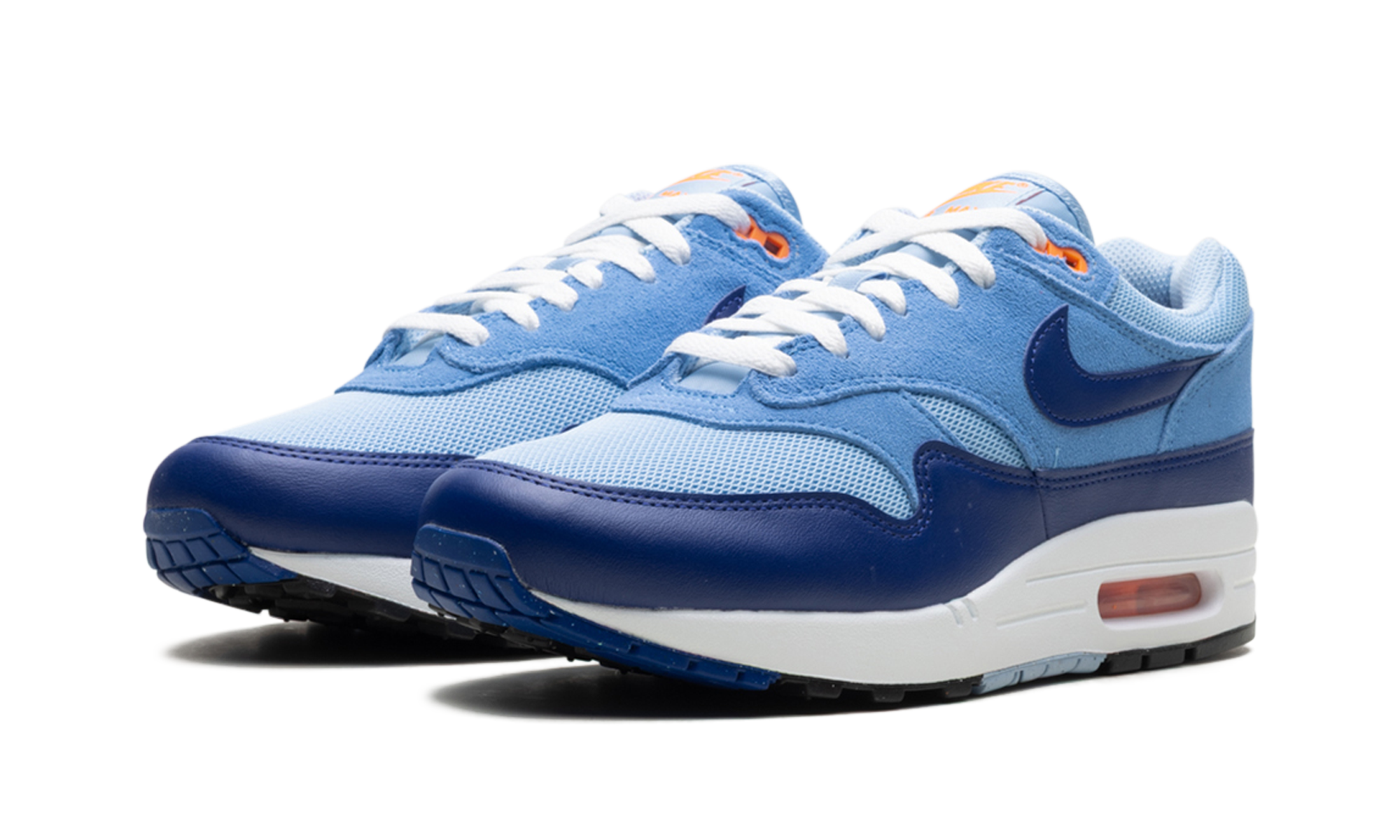 nike air max 1 essential psychic blue+FZ5808-400+diagnol left view