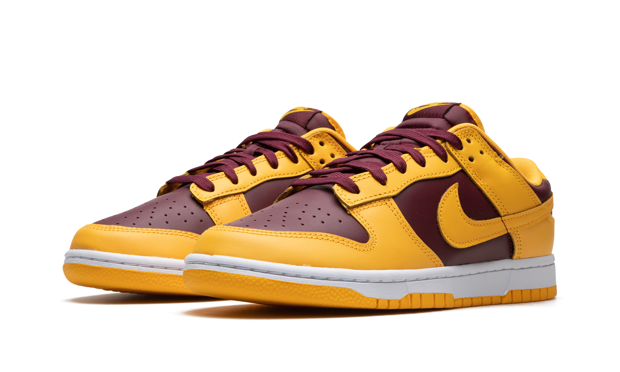 nike dunk low arizona state+DD1391-702+diagnol left view