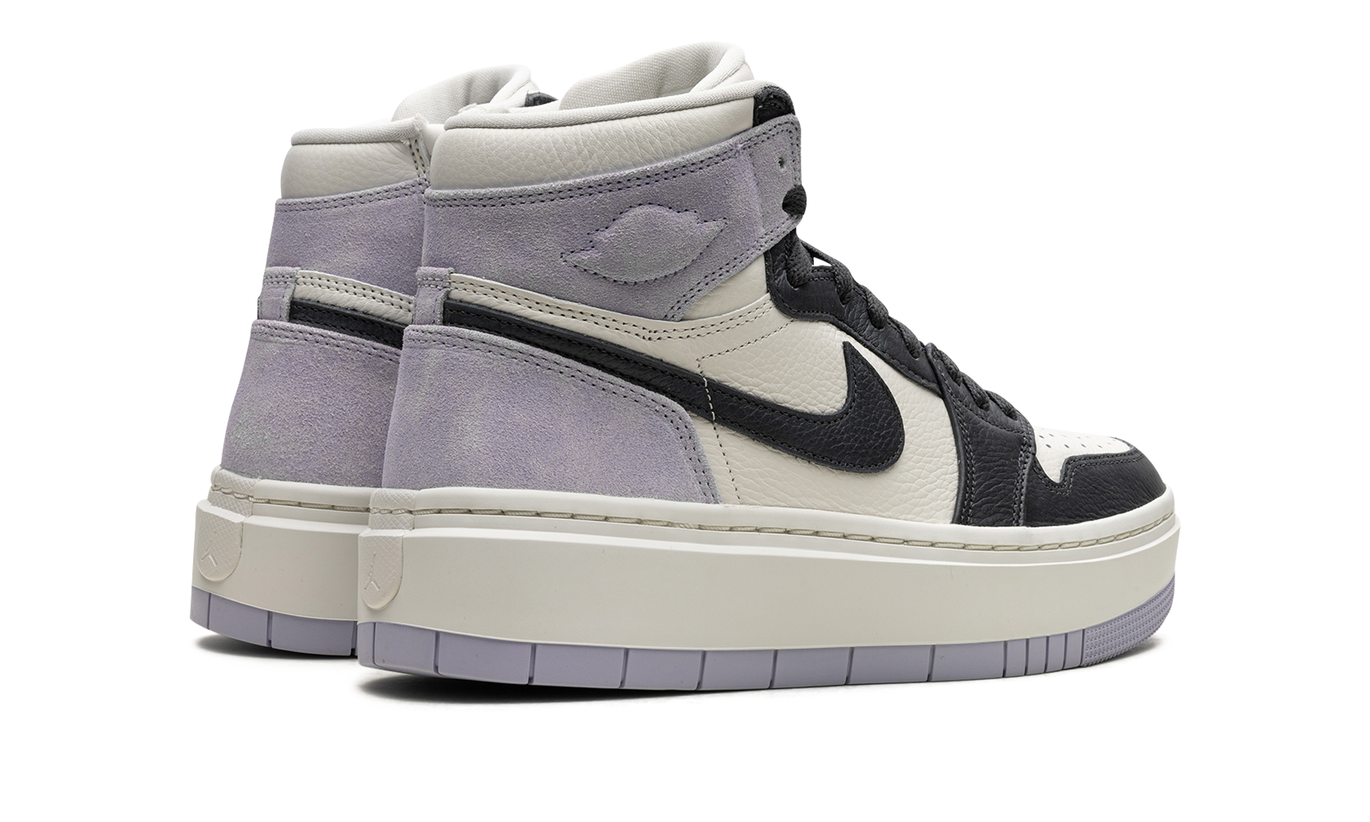 jordan 1 elevate high lilac black toe women s+DN3253-500+diagnol right behind view