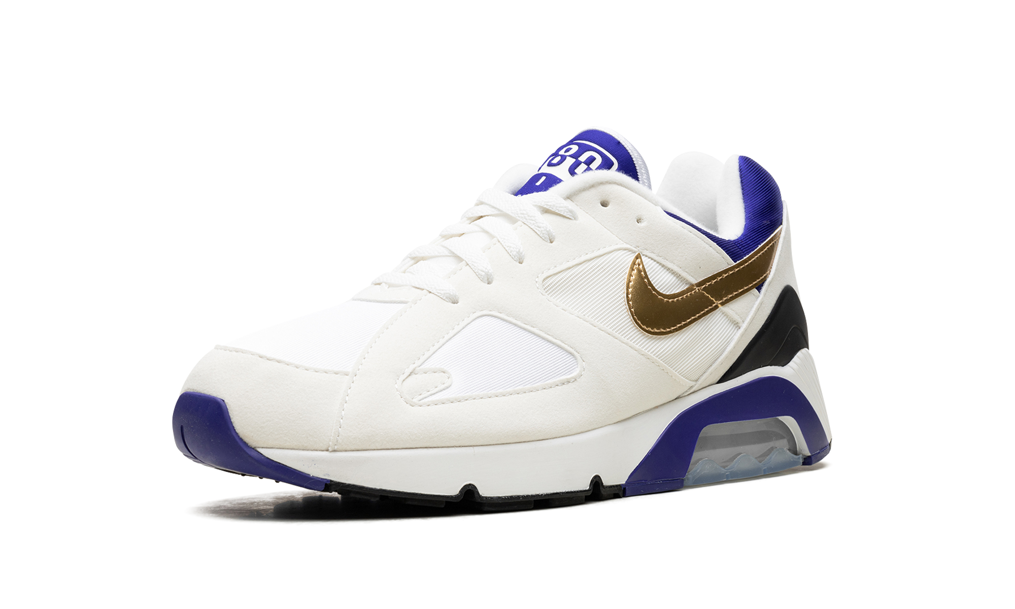 nike air max 180 summit white concord+FJ9259-101+left diagnol single view