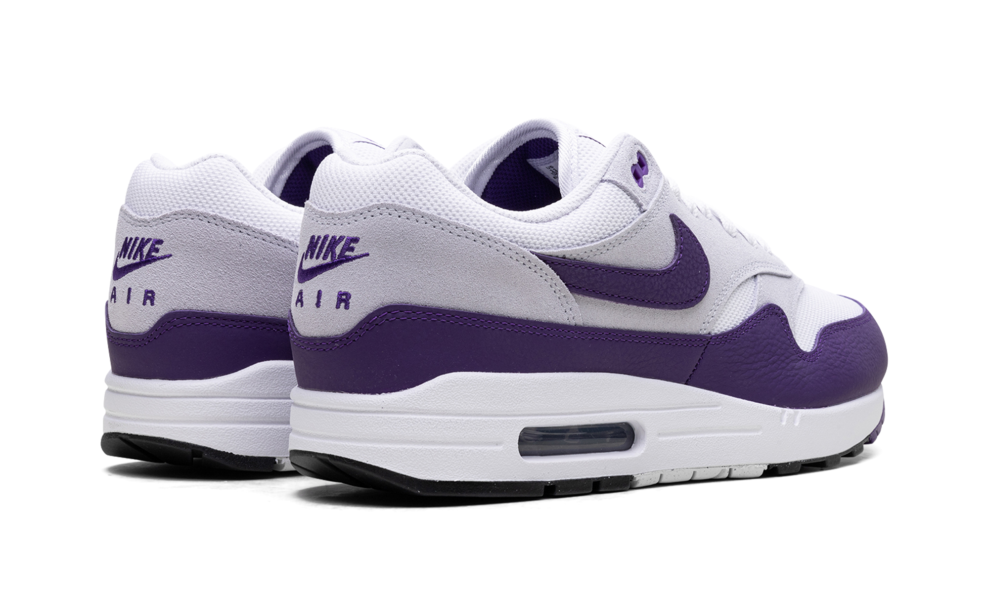 nike air max 1 sc field purple+DZ4549-101+diagnol right behind view