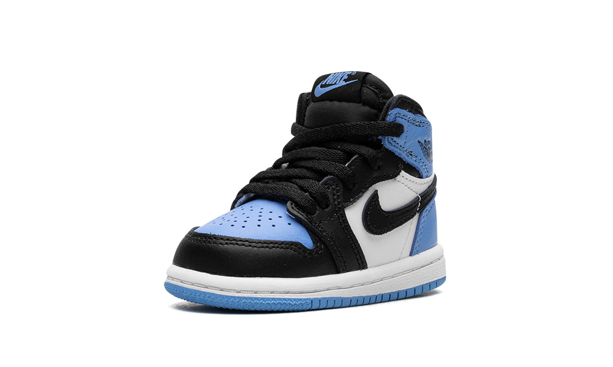 jordan 1 retro high og unc toe td+FD1413-400+left diagnol single view