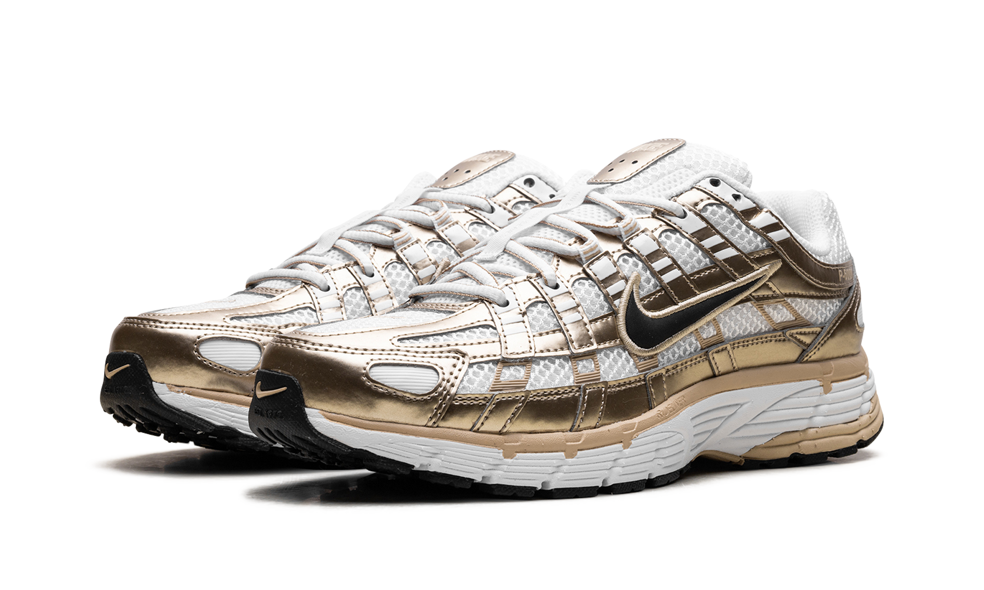 nike p 6000 gold women s+IF1787-100+diagnol left view