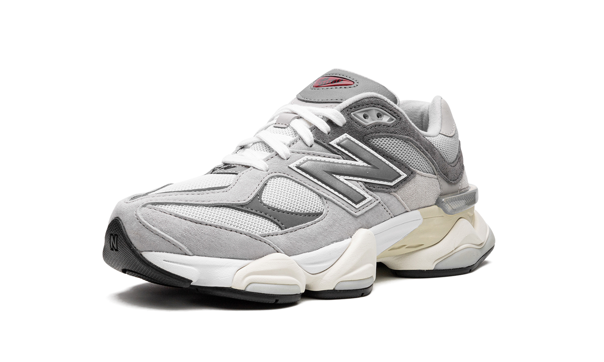new balance 9060 rain cloud grey+U9060GRY+left diagnol single view
