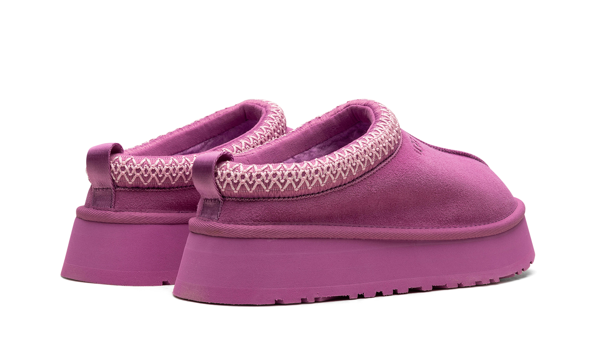 ugg tazz slipper purple ruby women s+1122553-PRBY+diagnol right behind view