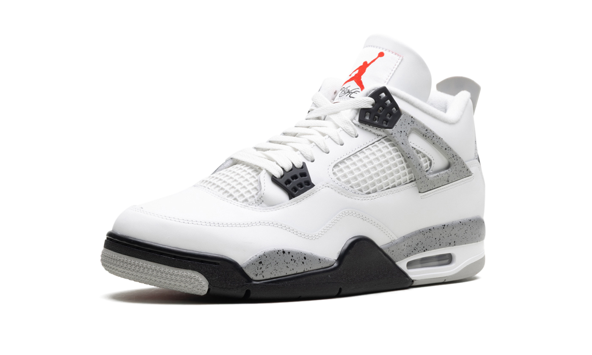 jordan 4 retro white cement 2025+FV5029-100+left diagnol single view