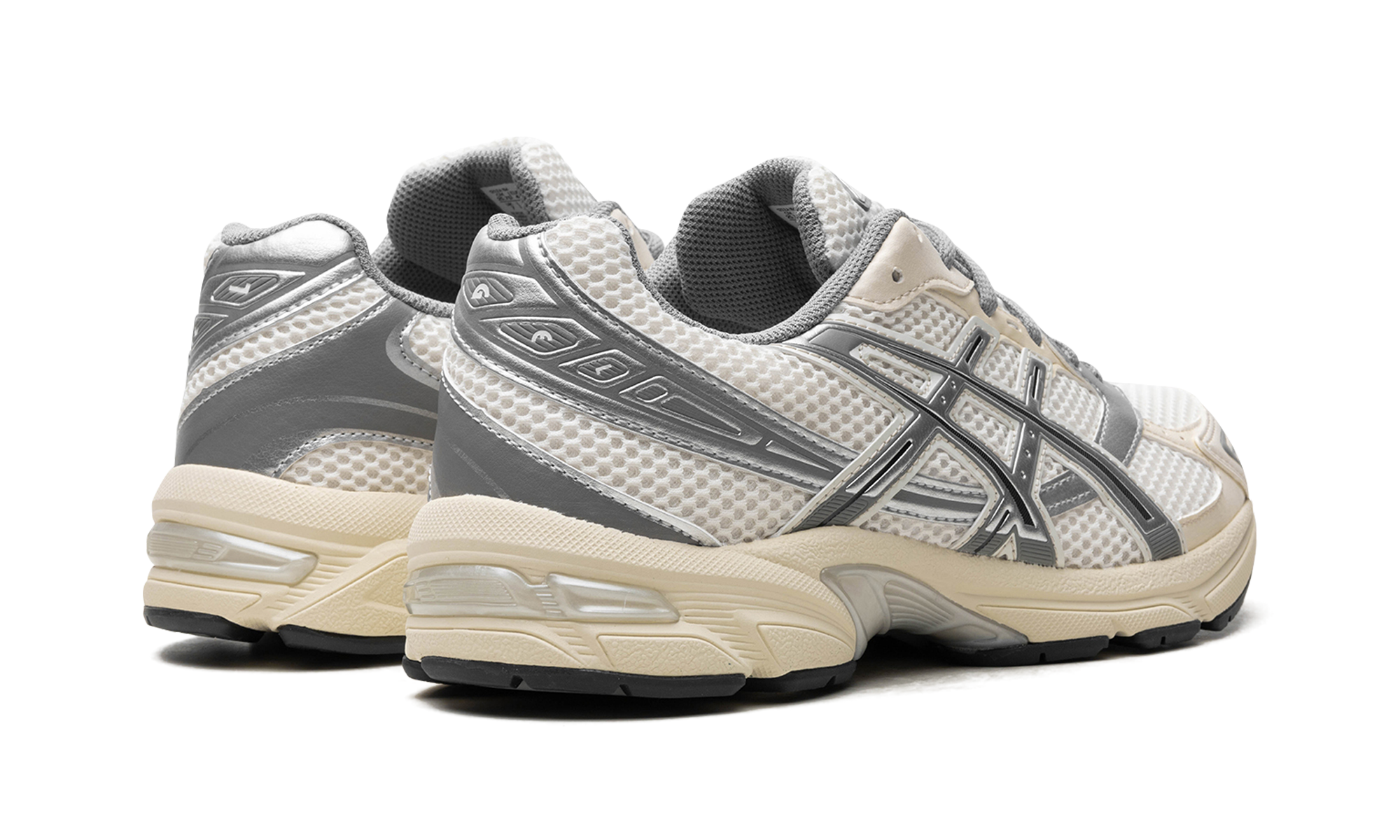 asics gel 1130 cream clay grey women s+1202A164-116+diagnol right behind view